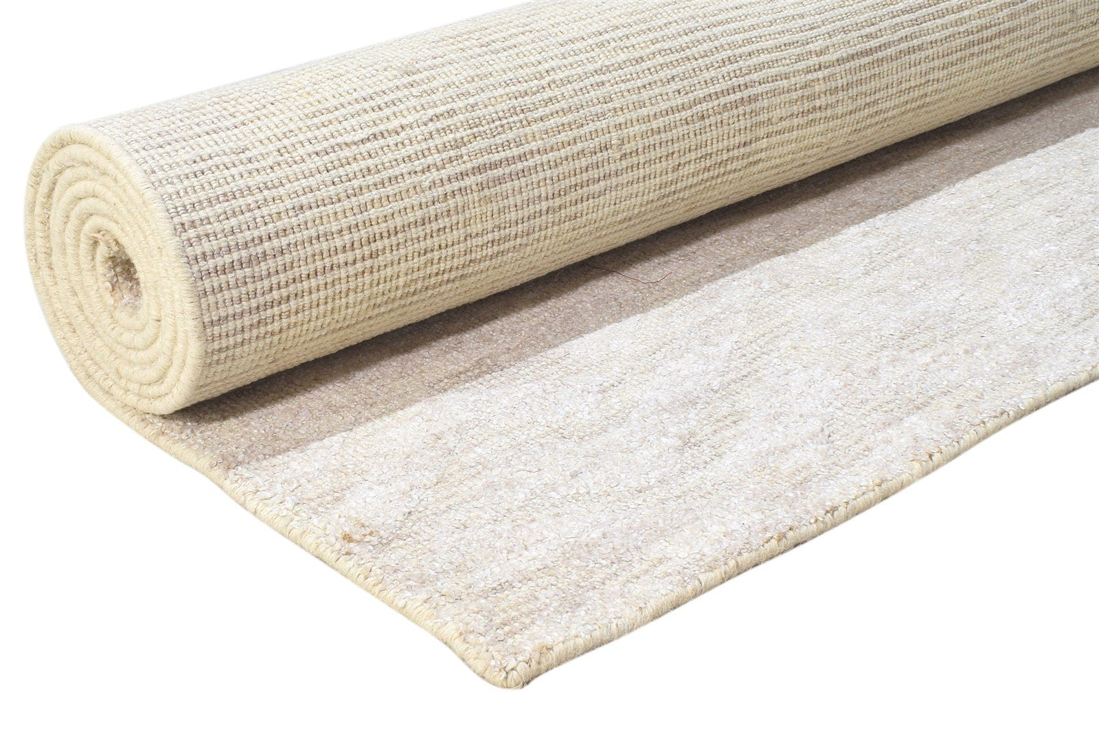 Rayon From Bamboo Beige Rug 8X10 Modern Hand Woven Scandinavian Geometric Large 7864494129301