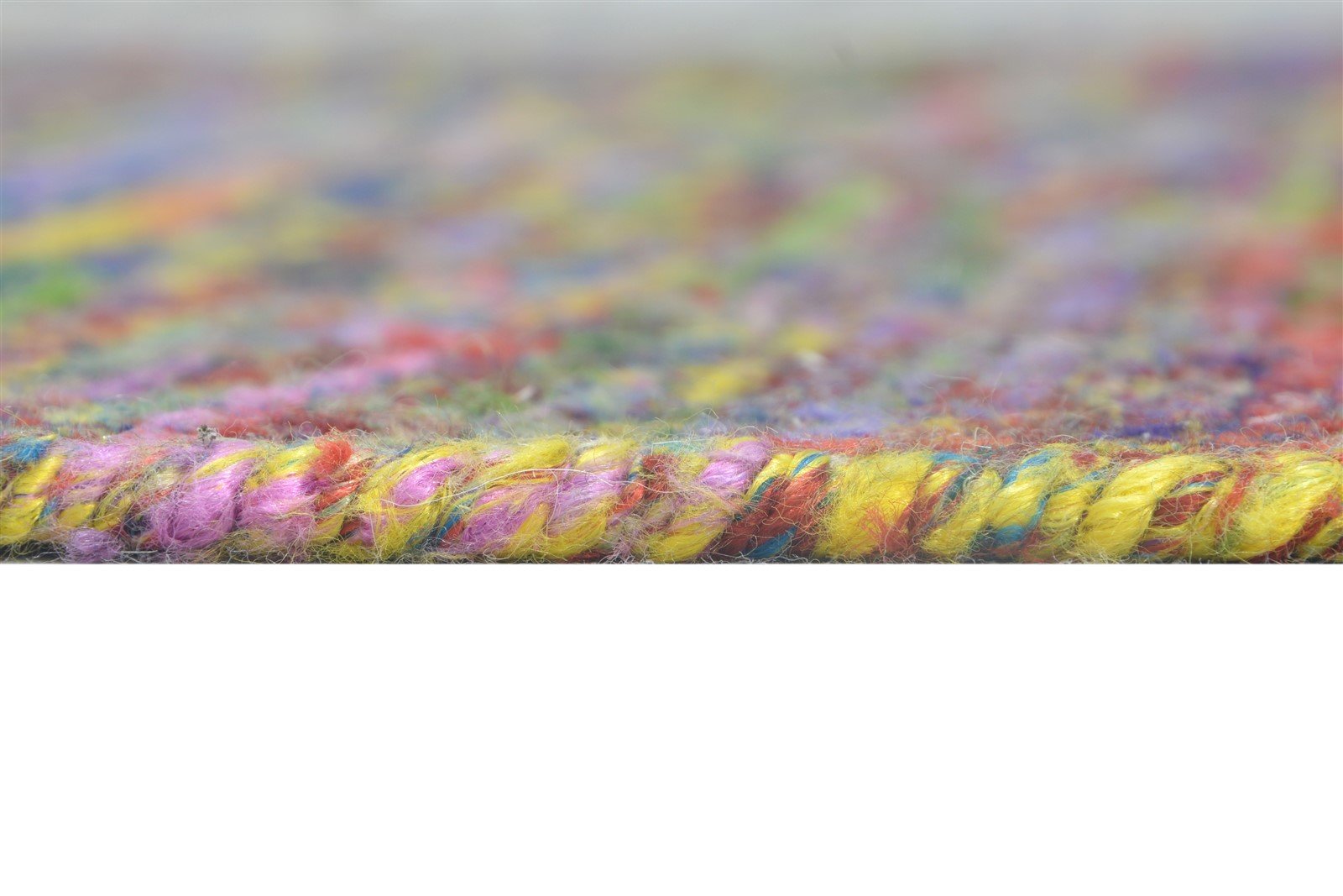 Rayon From Bamboo Multi Color Rug 5X8 Modern Hand Woven Bohemian Solid Room Size 7864795005077