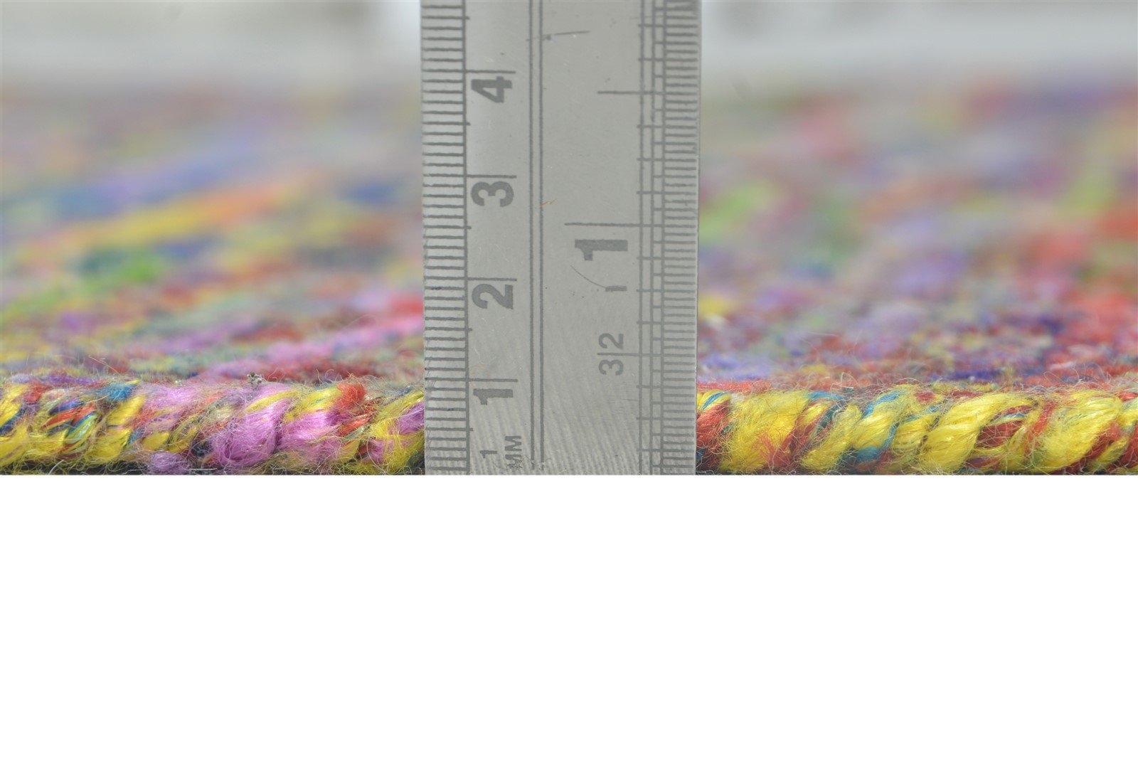 Rayon From Bamboo Multi Color Rug 5X8 Modern Hand Woven Bohemian Solid Room Size 7864795005077