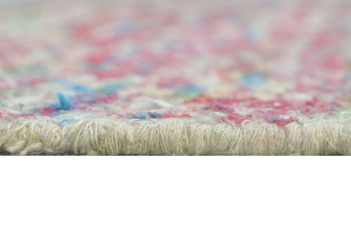 Bathsheba Rayon From Bamboo Multi Color Rug 8X11 Modern Hand Woven Bohemian Striped 7864804933781