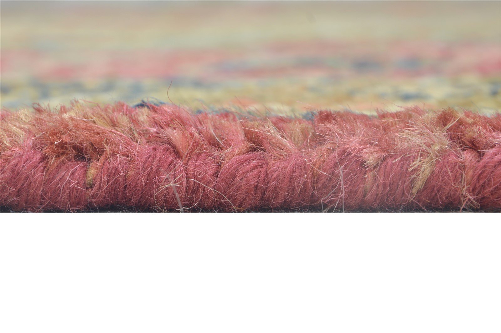Red Jute Rug 5' X 8' Persian Hand Knotted Heriz-Indian Oriental Room Size Carpet 7864408572053