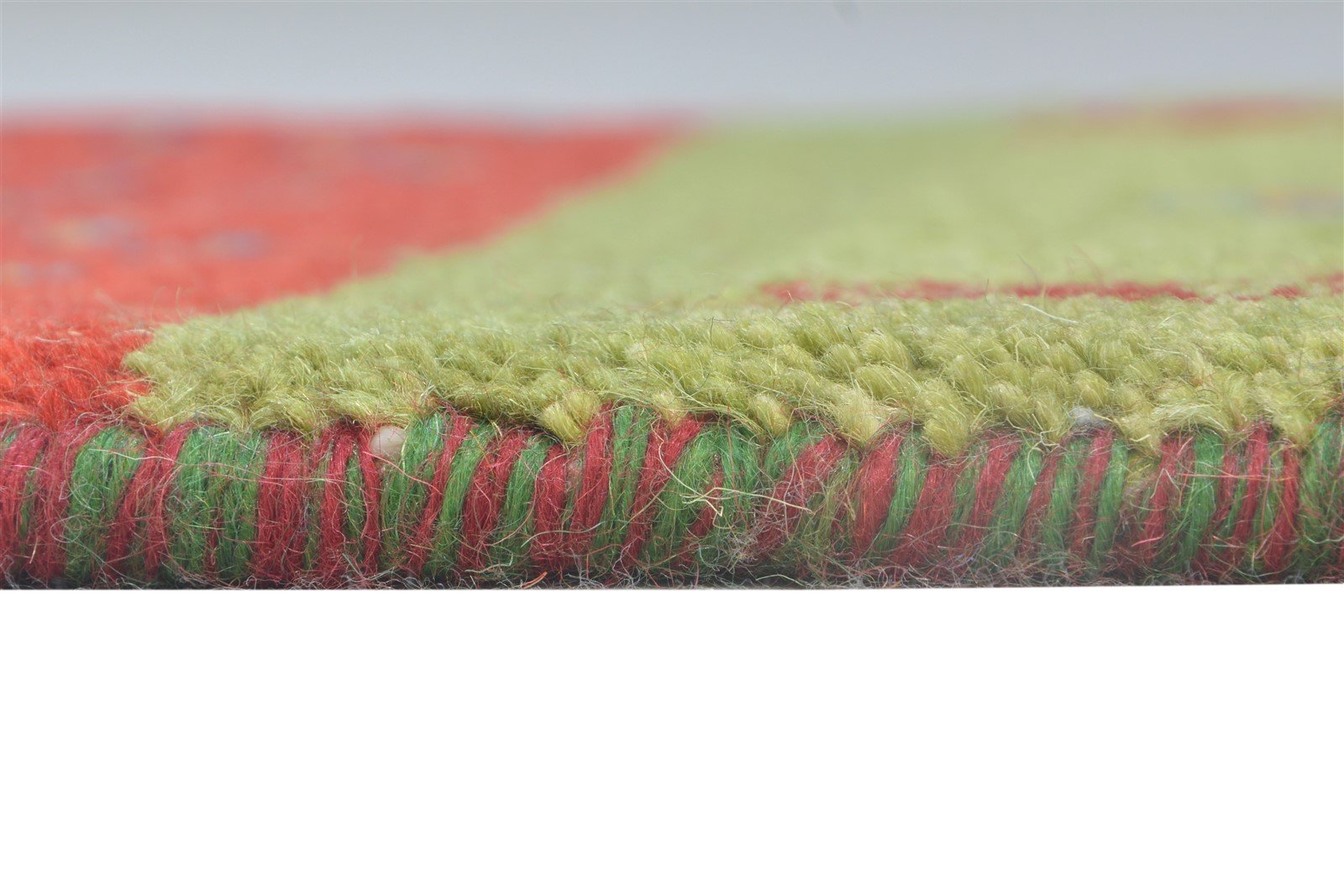 Red Wool Rug 1' X 2' Southwestern Hand Knotted American Tribal Small Carpet 7865090441365