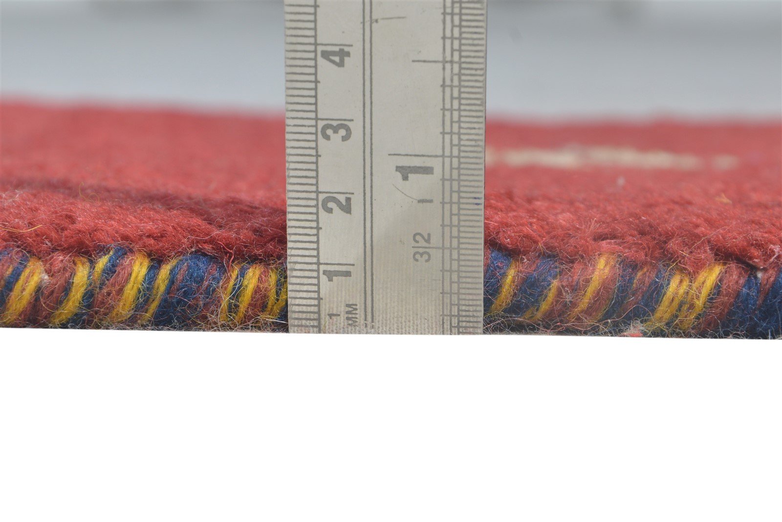 Red Wool Rug 2' X 2' Southwestern Hand Knotted American Tribal Small Carpet 7865089425557