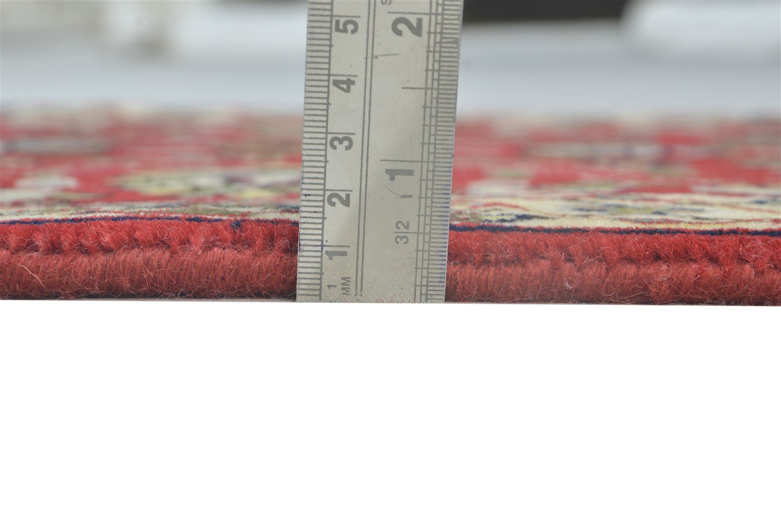 Red Wool Rug 2' X 3' Persian Hand Knotted Agra Oriental Small Carpet 7864172150933