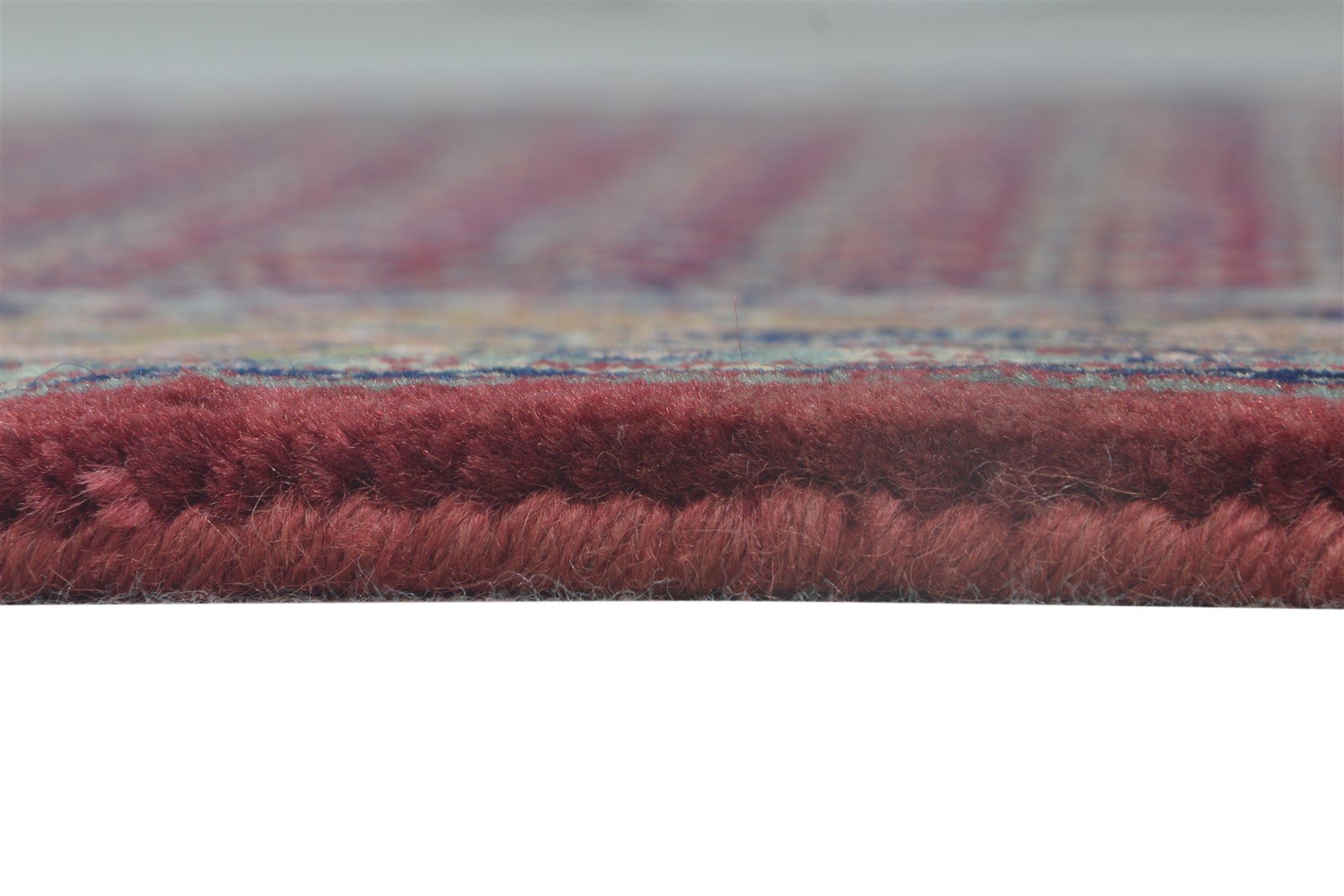 Red Wool Rug 2' X 4' Persian Hand Knotted Tabriz Oriental Small Carpet 7864679563413