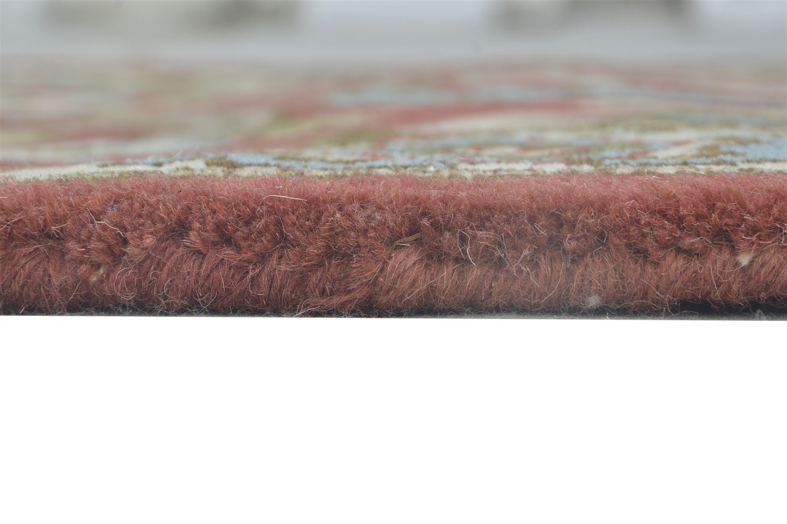 Red Wool Rug 2' X 8' Persian Hand Tufted Kashan Oriental Small Runner 7864858771605