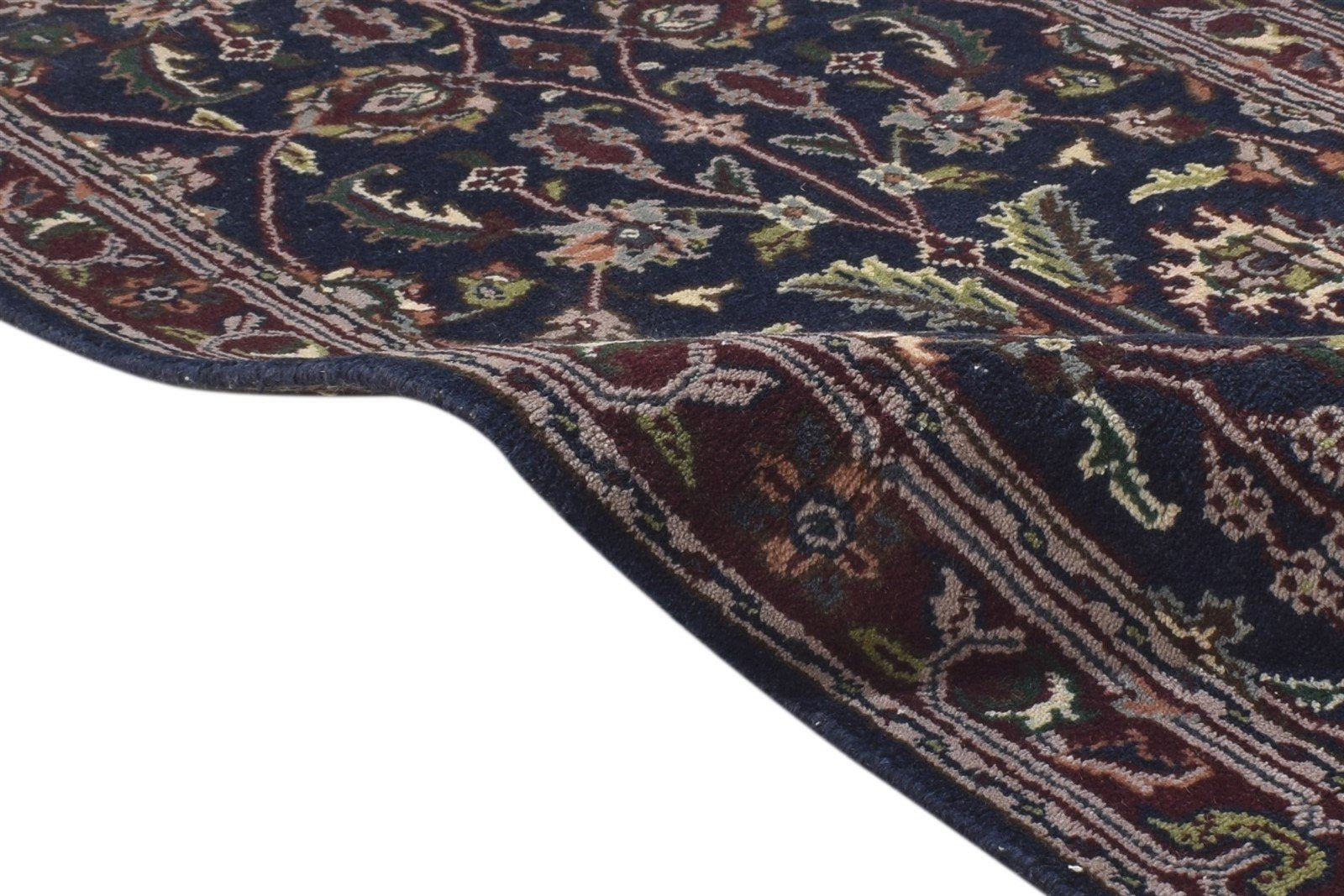 Red Wool Rug 2' X 9' Persian Hand Knotted Kashan Oriental Small Runner 7864862113941