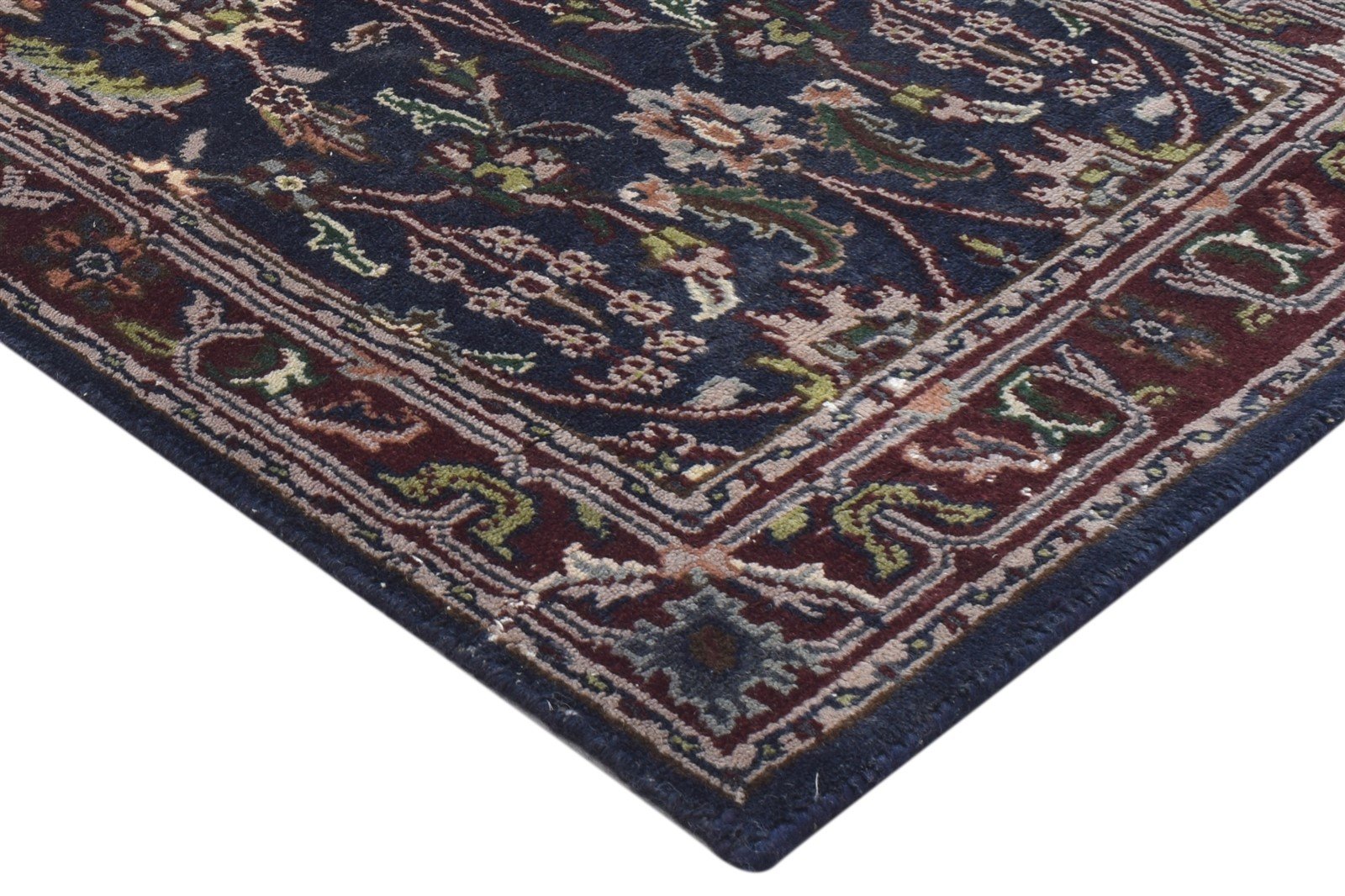 Red Wool Rug 2' X 9' Persian Hand Knotted Kashan Oriental Small Runner 7864862113941