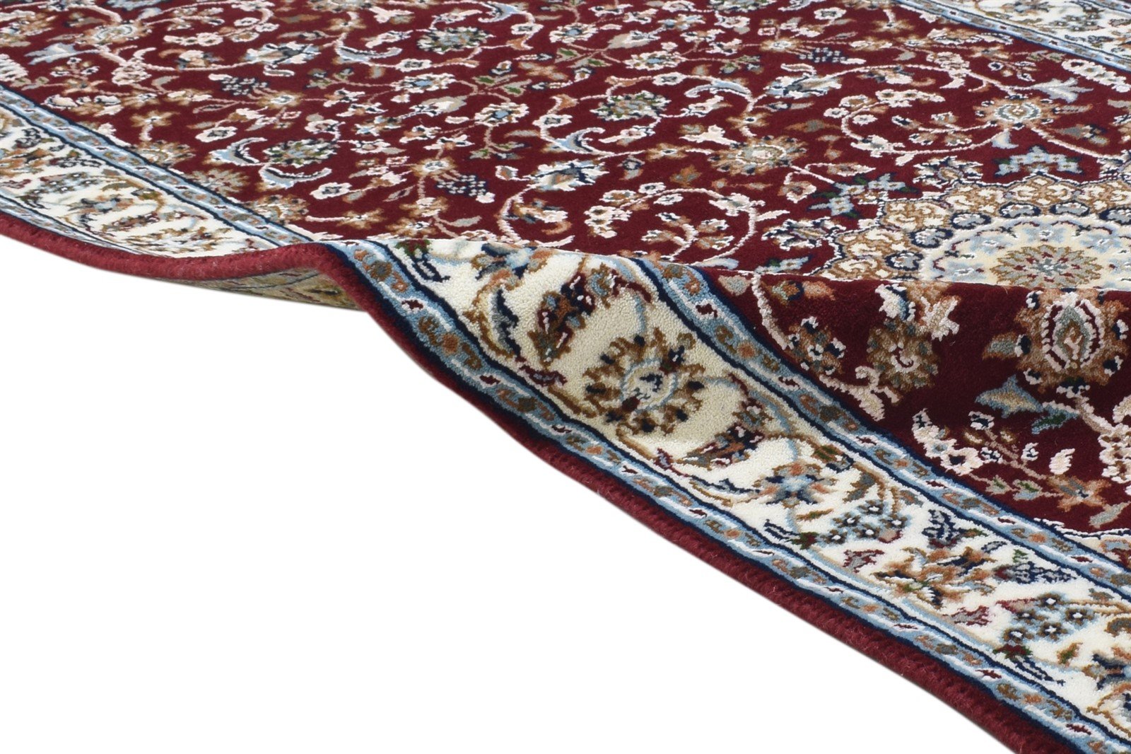 Red Wool Rug 3' X 14' Persian Hand Knotted Tabriz Oriental Small Runner 7864862310549