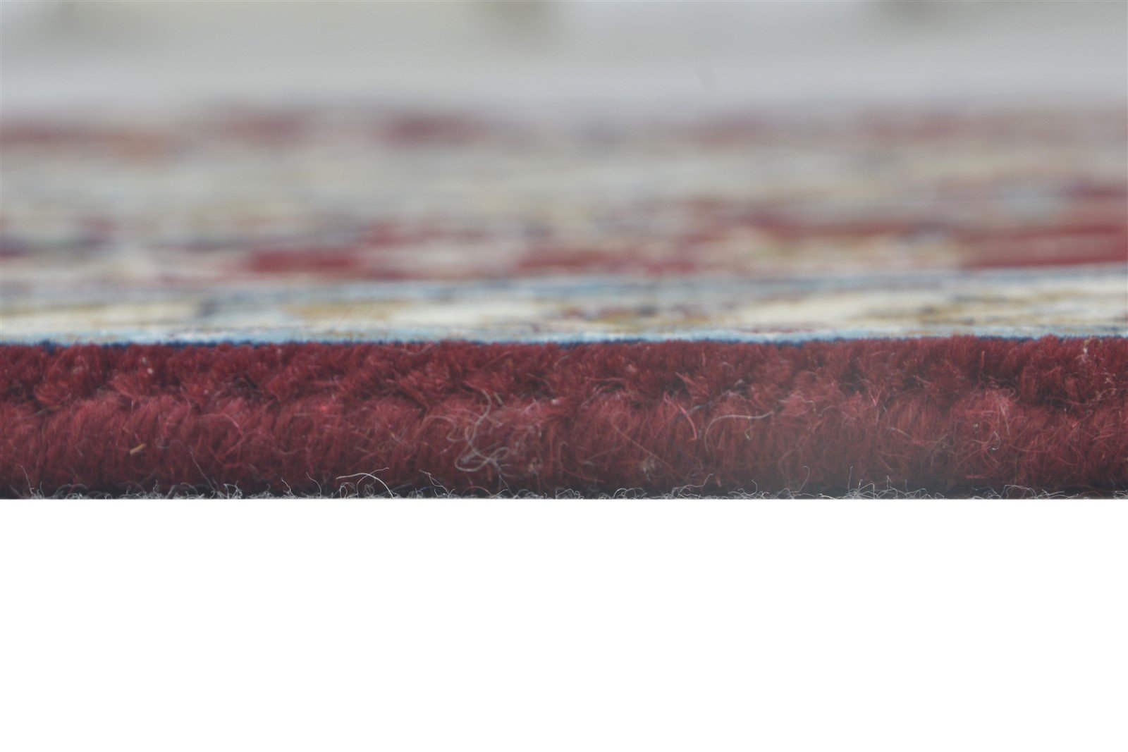Red Wool Rug 3' X 14' Persian Hand Knotted Tabriz Oriental Small Runner 7864862310549