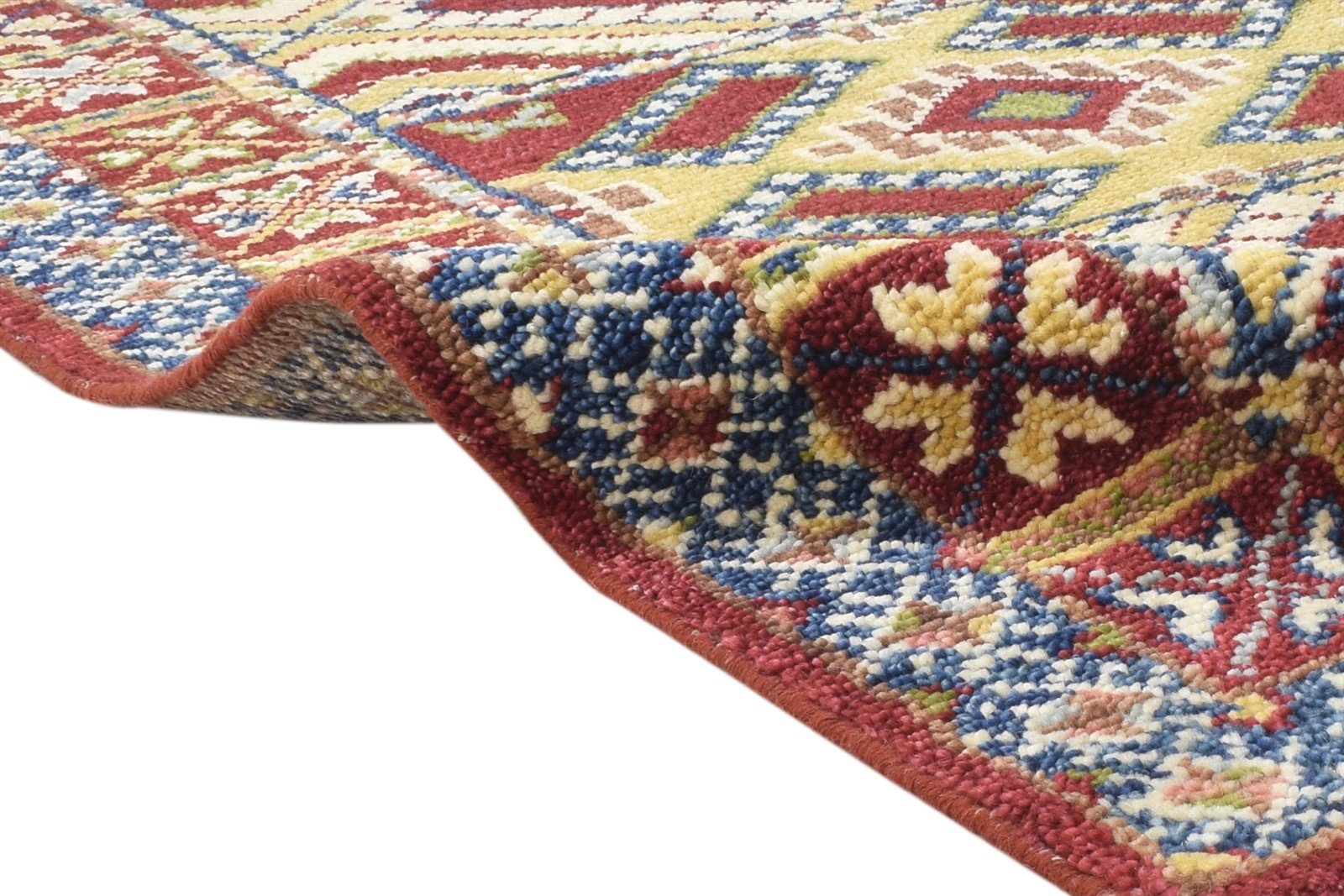 Red Wool Rug 4' X 6' Persian Hand Knotted Kazak Oriental Room Size Carpet 7864326553749