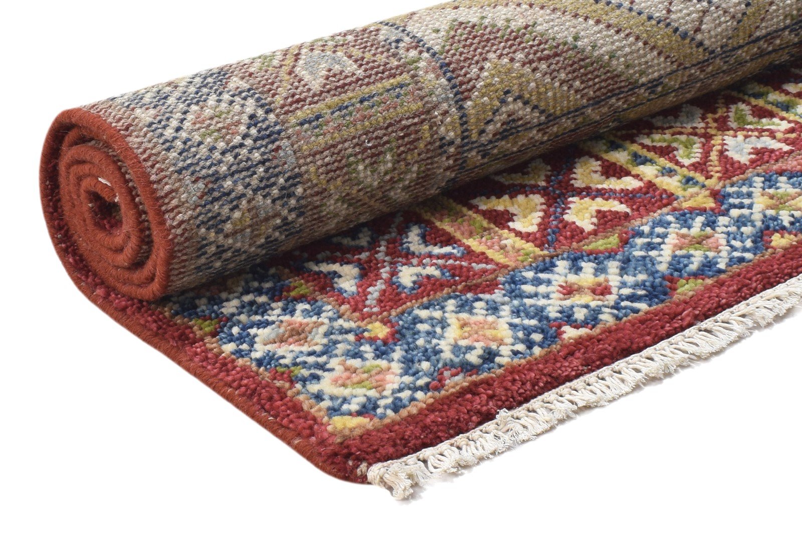 Red Wool Rug 4' X 6' Persian Hand Knotted Kazak Oriental Room Size Carpet 7864326553749