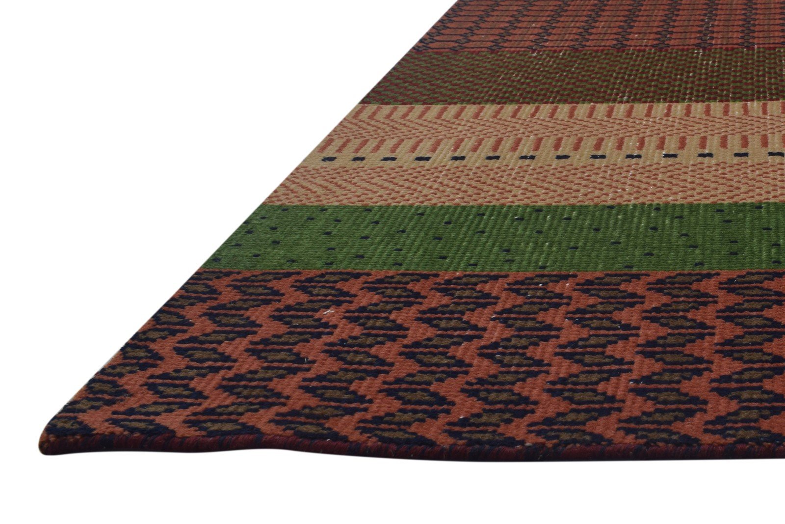 Red Wool Rug 4' X 6' Persian Hand Knotted Southwestern Tribal Room Size Carpet 7864872468629