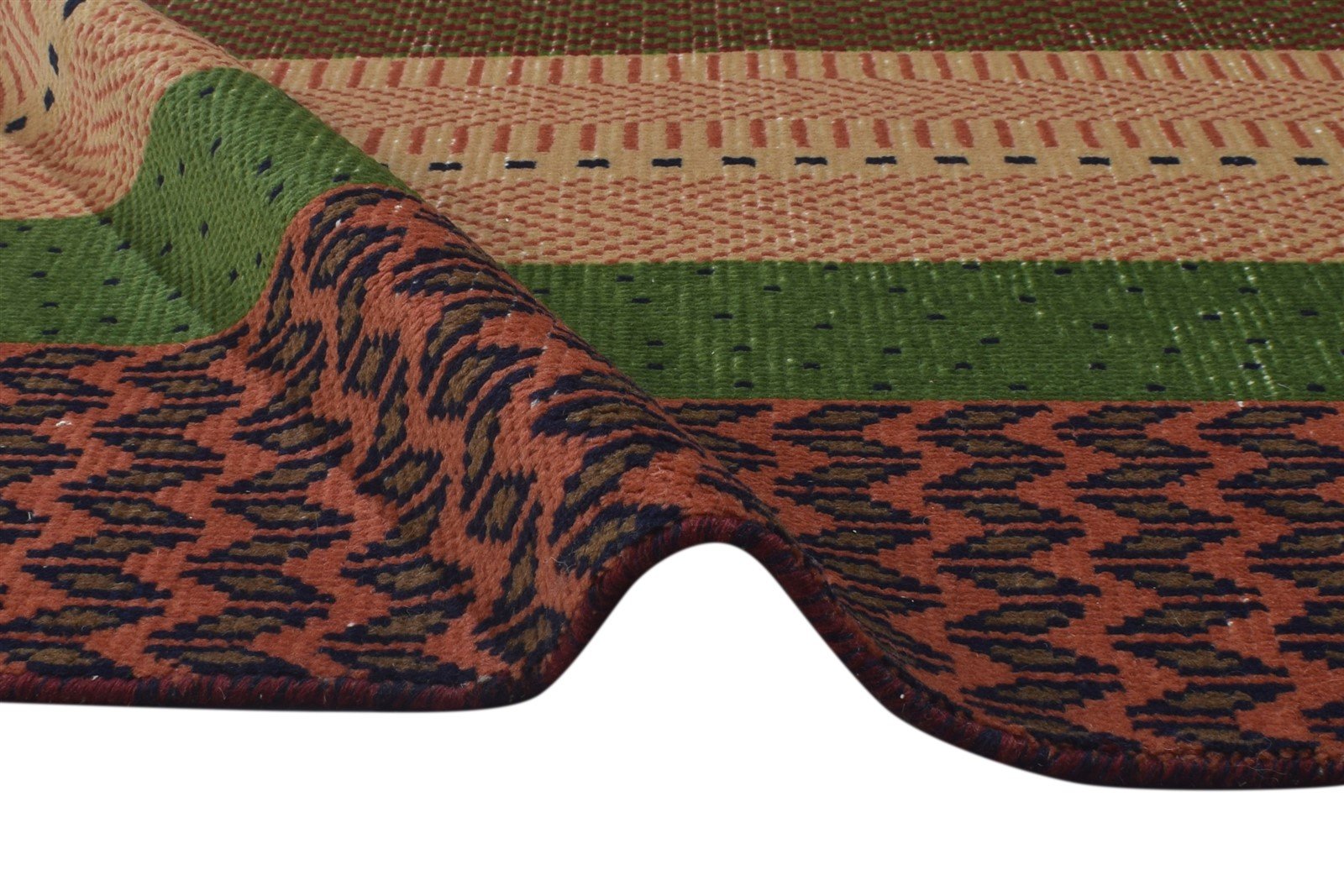 Red Wool Rug 4' X 6' Persian Hand Knotted Southwestern Tribal Room Size Carpet 7864872468629