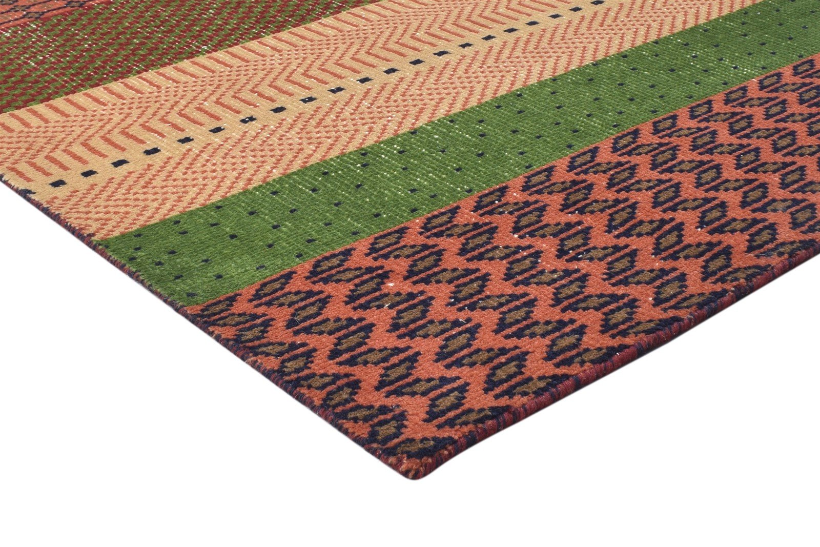 Red Wool Rug 4' X 6' Persian Hand Knotted Southwestern Tribal Room Size Carpet 7864872468629