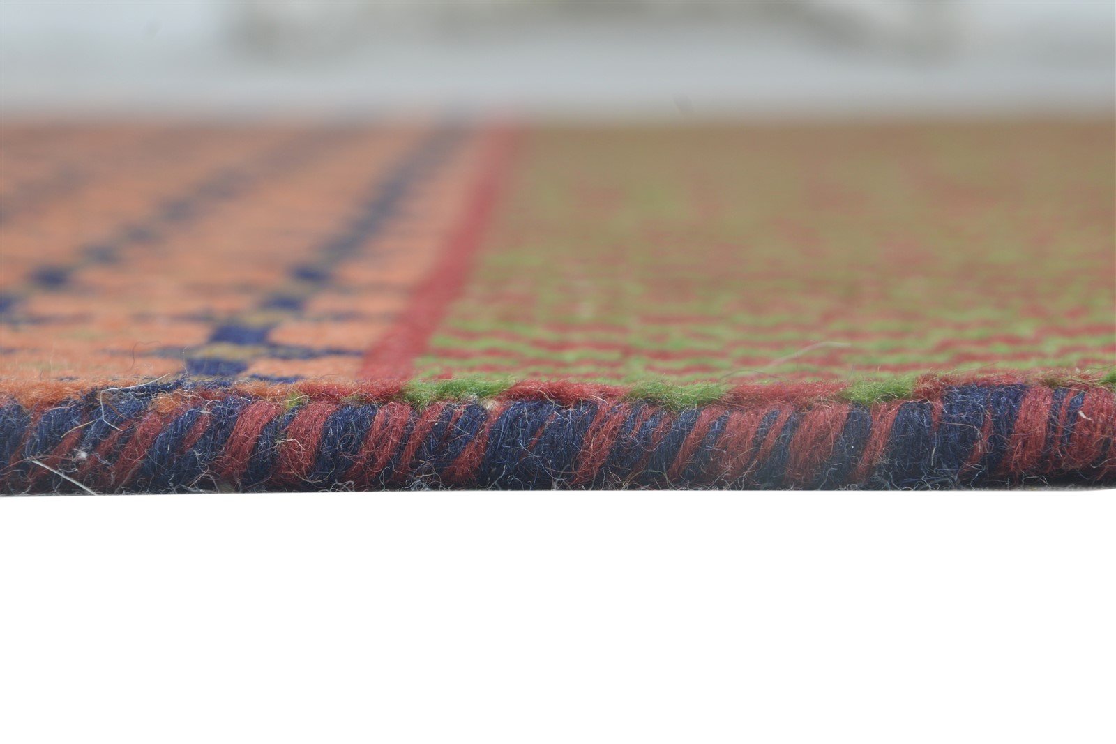 Red Wool Rug 4' X 6' Persian Hand Knotted Southwestern Tribal Room Size Carpet 7864872468629