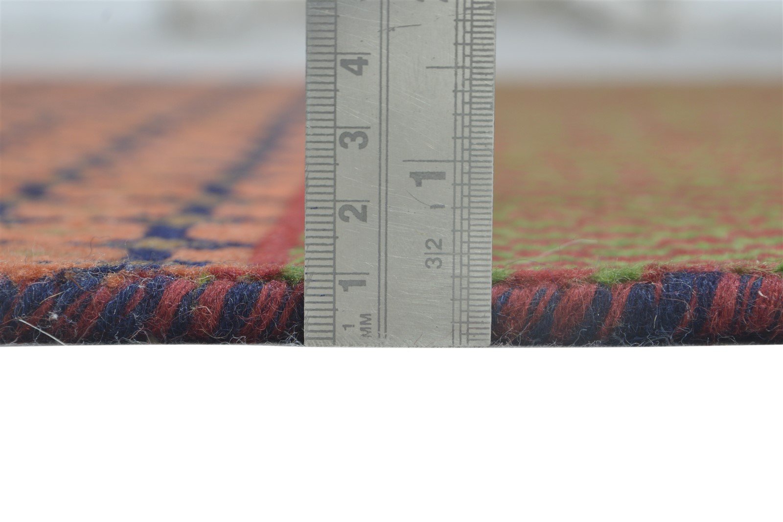 Red Wool Rug 4' X 6' Persian Hand Knotted Southwestern Tribal Room Size Carpet 7864872468629