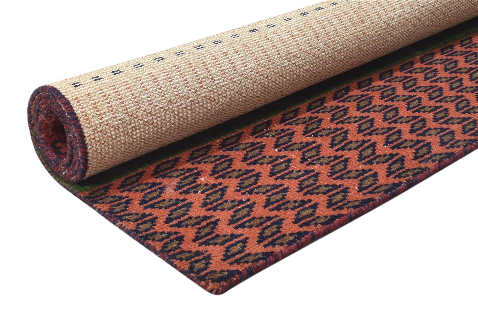 Red Wool Rug 4' X 6' Persian Hand Knotted Southwestern Tribal Room Size Carpet 7864872468629