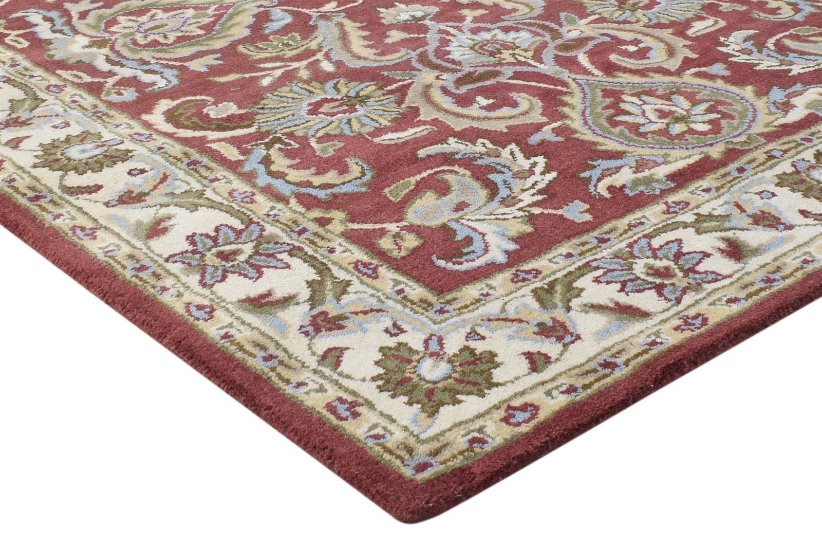 Red Wool Rug 4' X 6' Persian Hand Tufted Kashan Oriental Room Size Carpet 7864340512917