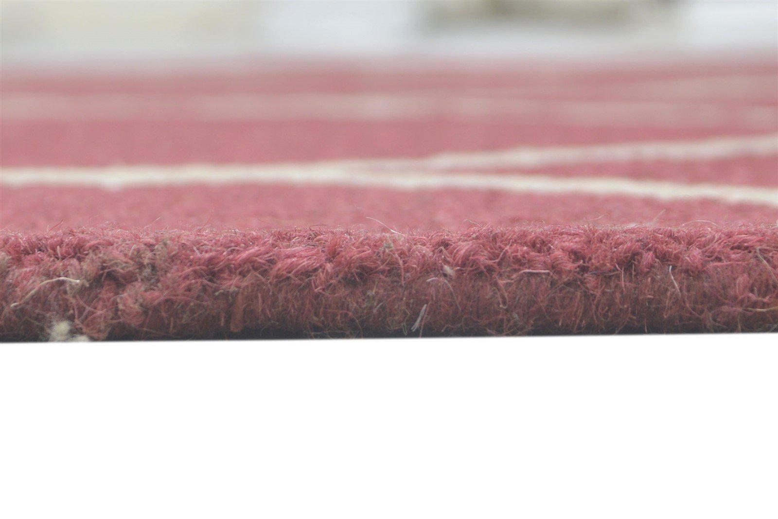 Red Wool Rug 5' X 7' Modern Hand Tufted Moroccan Trellis Room Size Carpet 7860706082965
