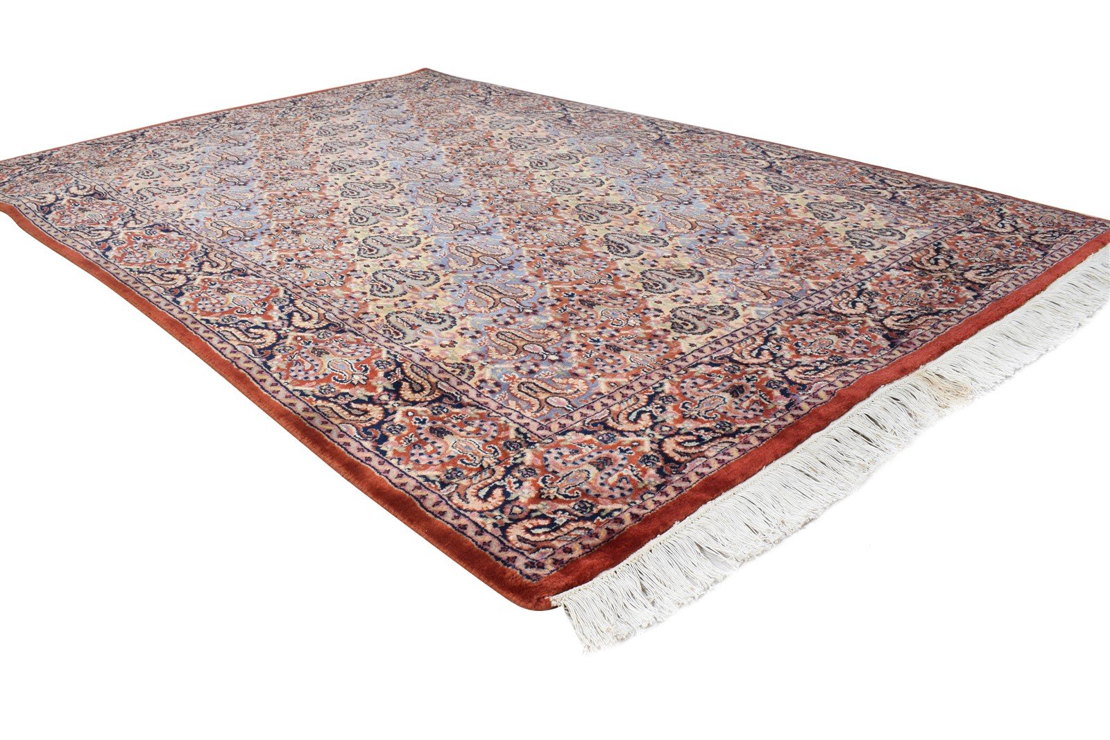 Red Wool Rug 5' X 7' Persian Hand Knotted Bakhtiari Oriental Room Size Carpet 7864659607701