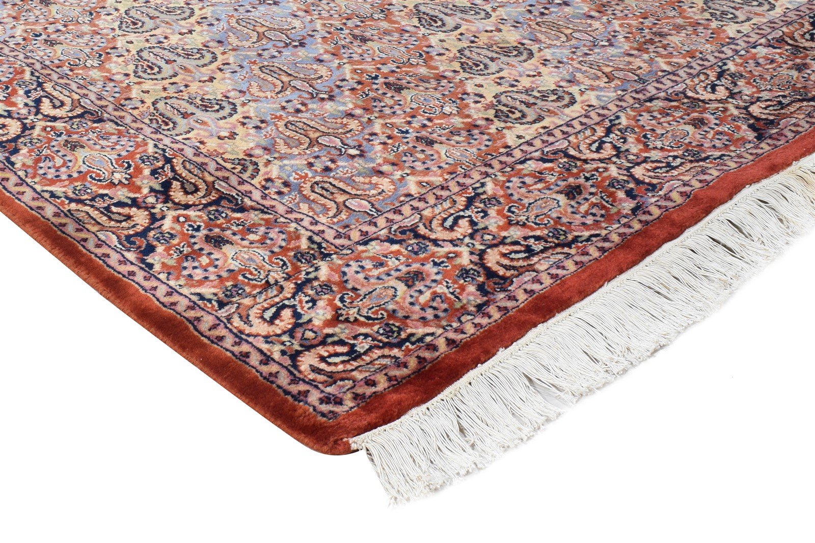 Red Wool Rug 5' X 7' Persian Hand Knotted Bakhtiari Oriental Room Size Carpet 7864659607701