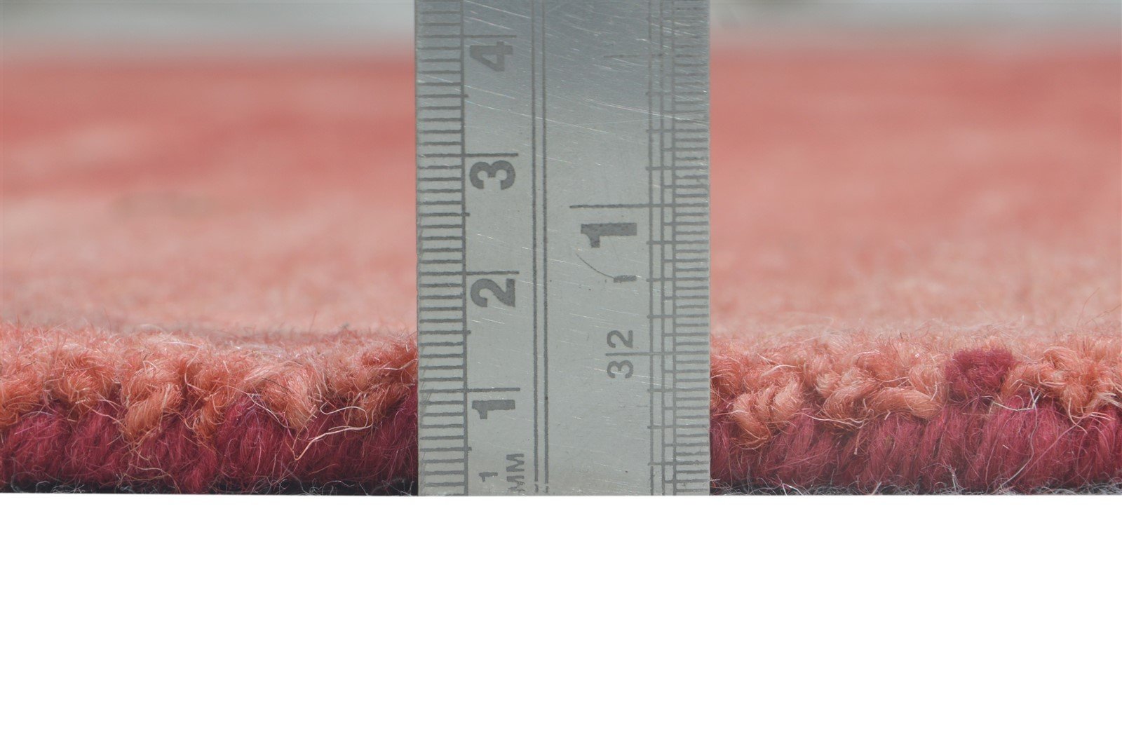 Red Wool Rug 5' X 8' Modern Hand Tufted Shibori Tie Dye Room Size Carpet 7865170657429