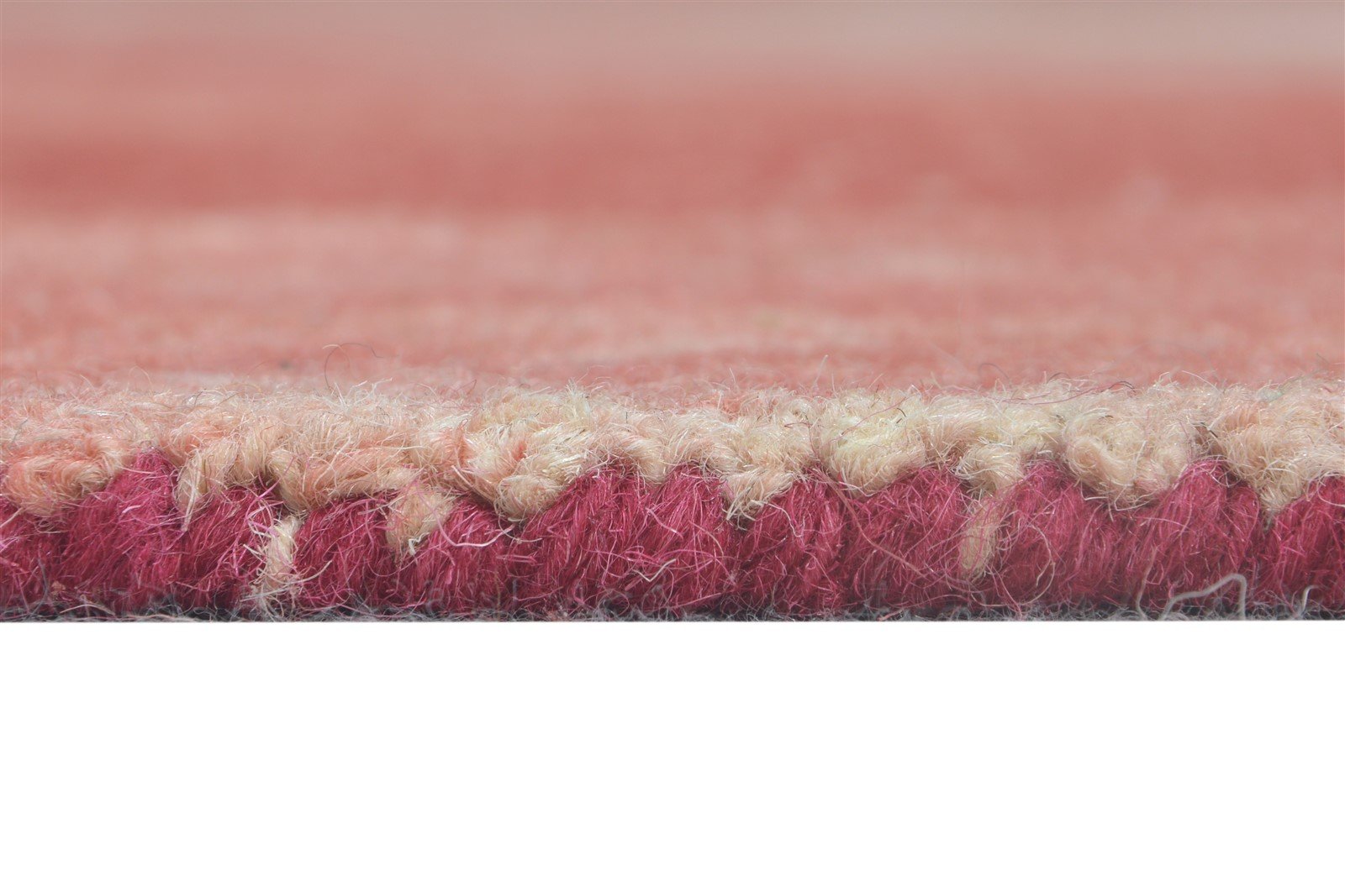 Red Wool Rug 5' X 8' Modern Hand Tufted Shibori Tie Dye Room Size Carpet 7865174196373
