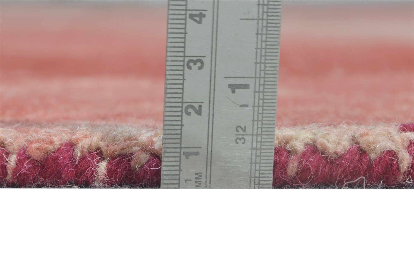Red Wool Rug 5' X 8' Modern Hand Tufted Shibori Tie Dye Room Size Carpet 7865174196373