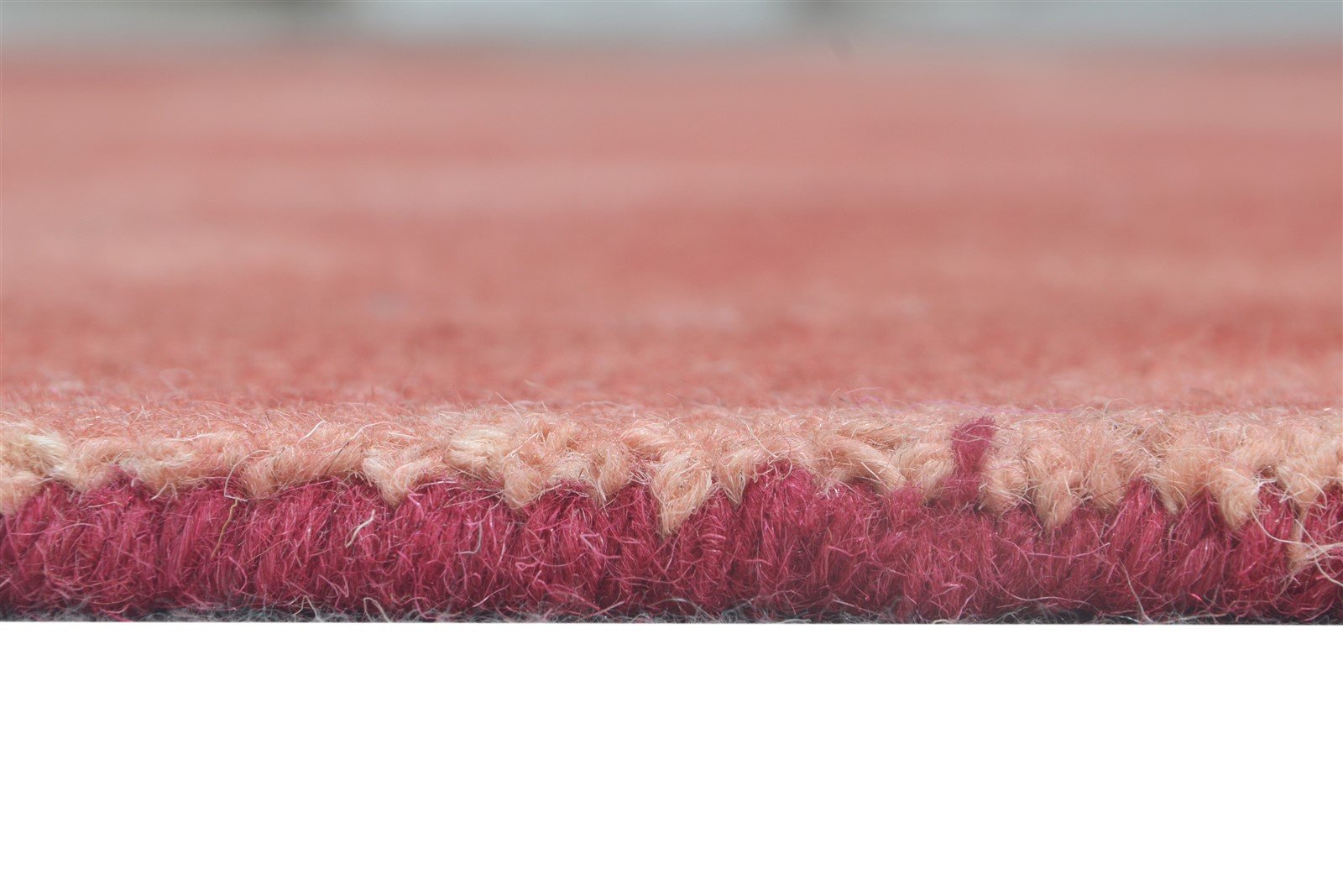 Red Wool Rug 5' X 8' Modern Hand Tufted Shibori Tie Dye Room Size Carpet 7865174720661