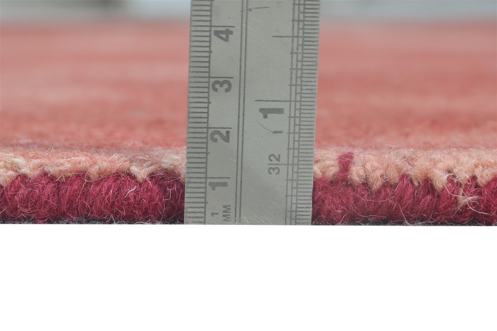 Red Wool Rug 5' X 8' Modern Hand Tufted Shibori Tie Dye Room Size Carpet 7865174720661