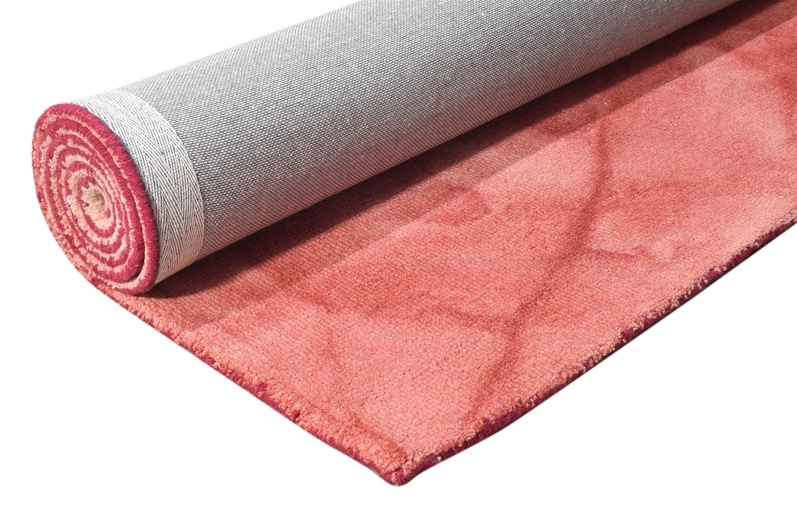 Red Wool Rug 5' X 8' Modern Hand Tufted Shibori Tie Dye Room Size Carpet 7865174720661