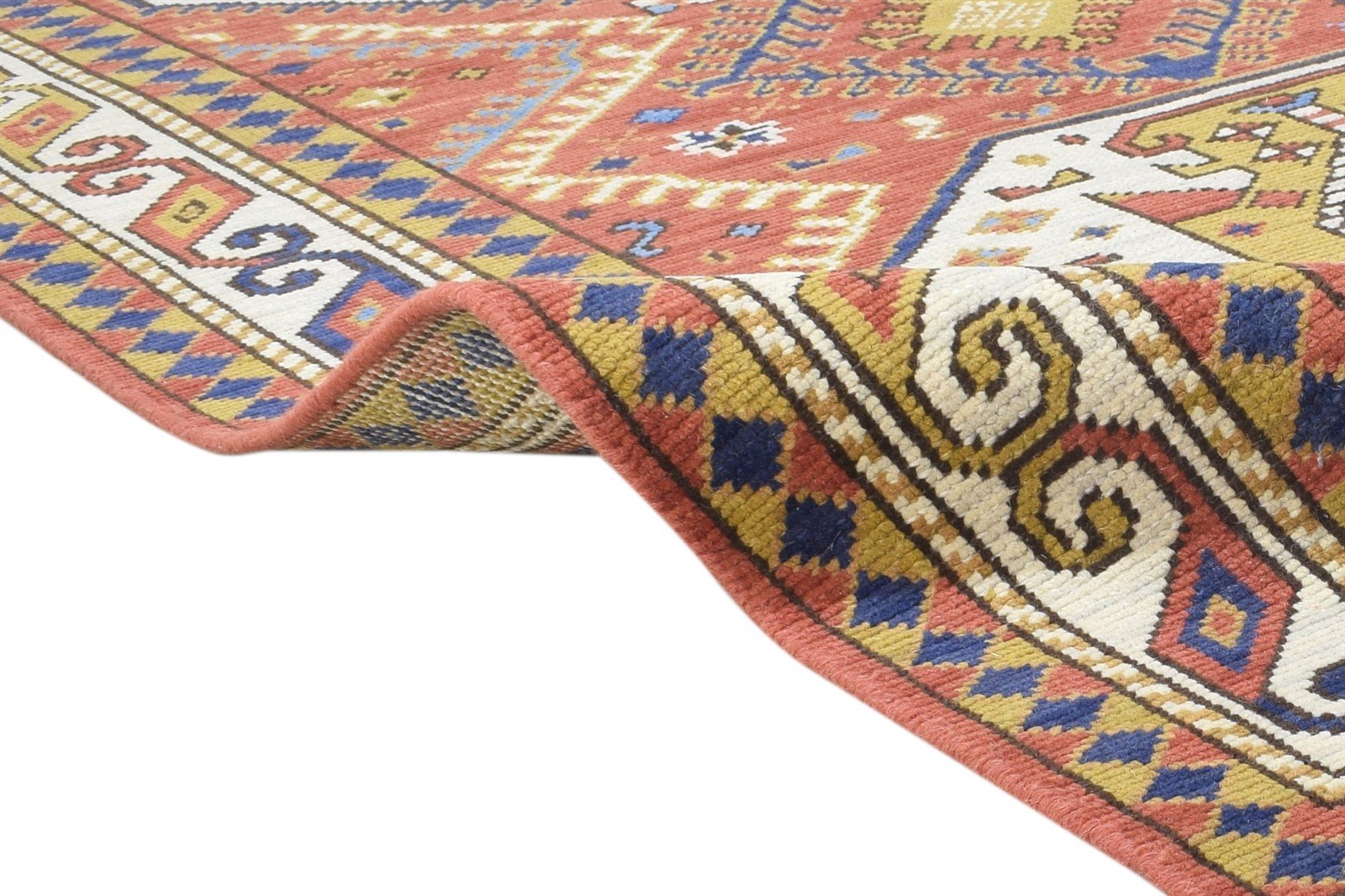 Red Wool Rug 5' X 8' Persian Hand Knotted Kashan Tribal Room Size Carpet 7864419877013