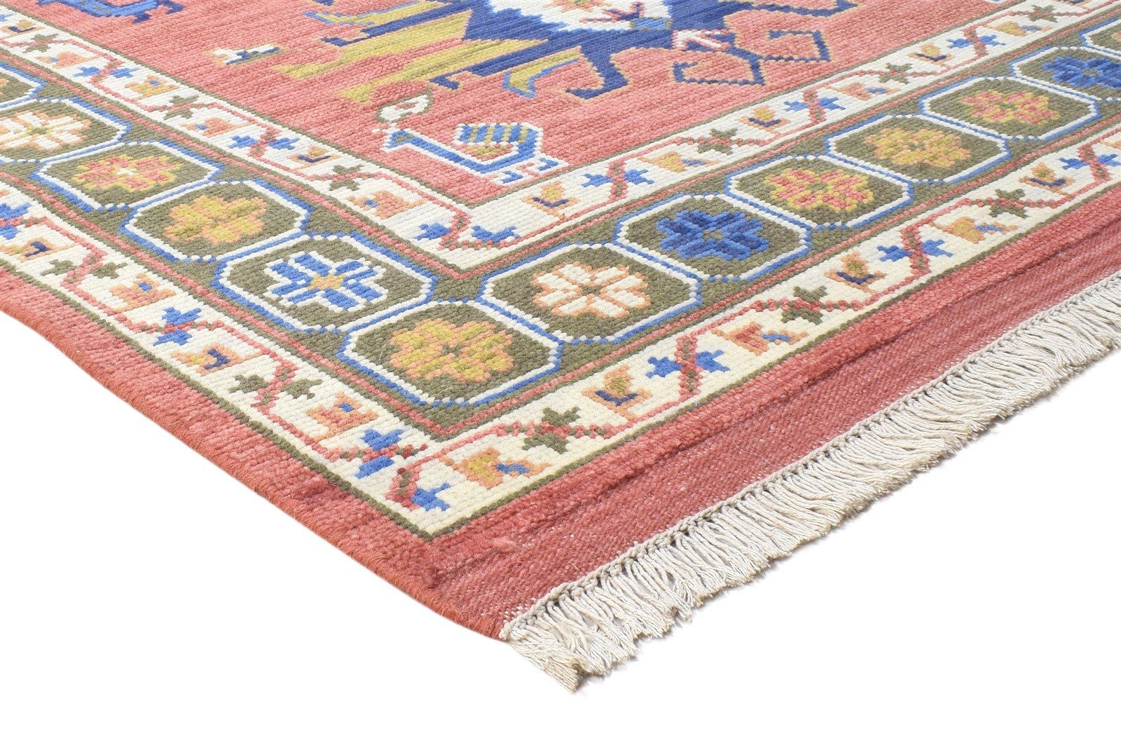 Red Wool Rug 5' X 8' Persian Hand Knotted Kazak Tribal Room Size Carpet 7864426266773