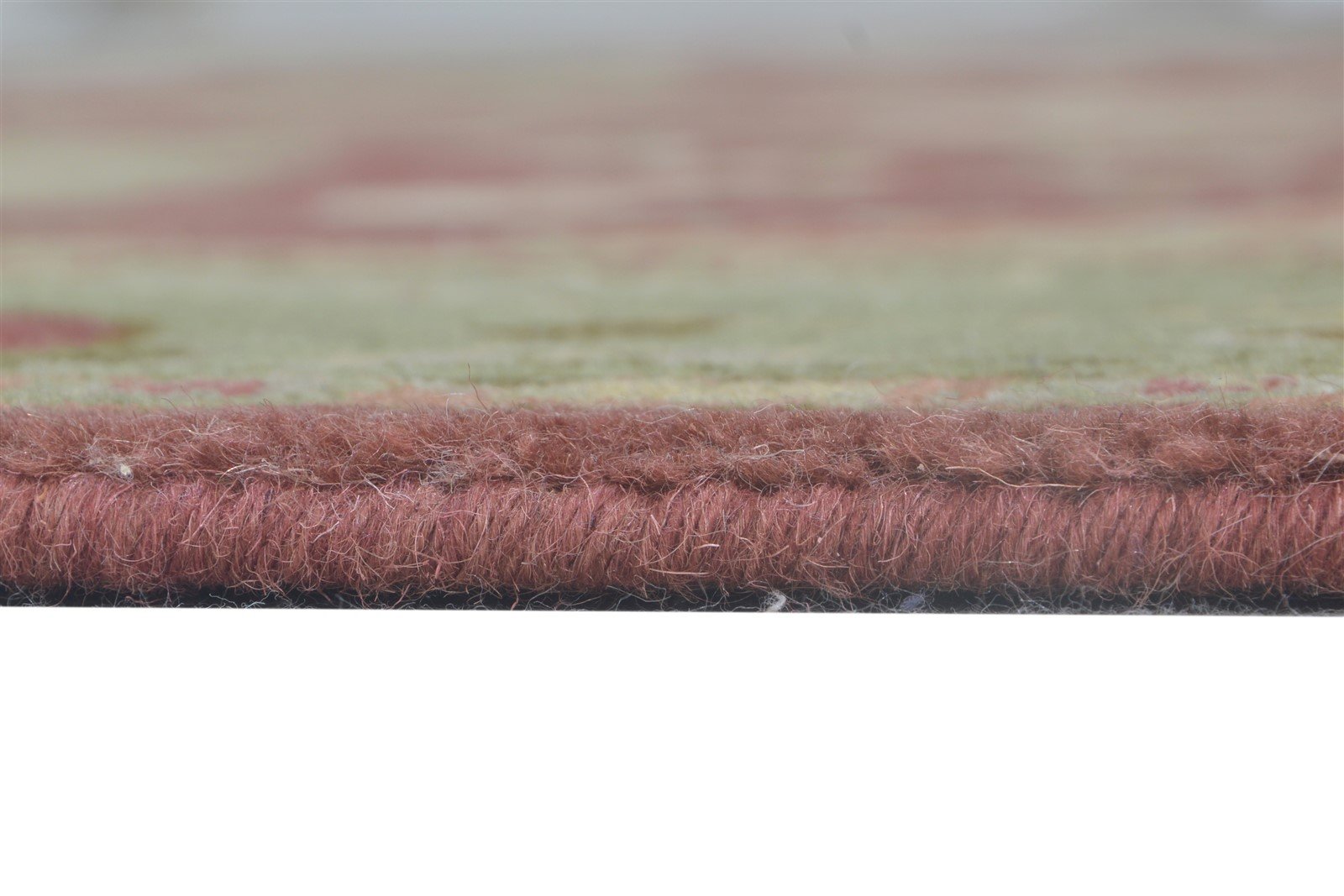 Red Wool Rug 5' X 8' Persian Hand Tufted Sarouk-Indian Oriental Room Size Carpet 7865188188309