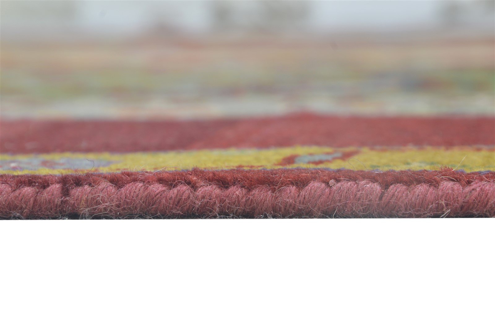 Red Wool Rug 5' X 9' Persian Hand Knotted Turkish Oriental Room Size Carpet 7864322097301