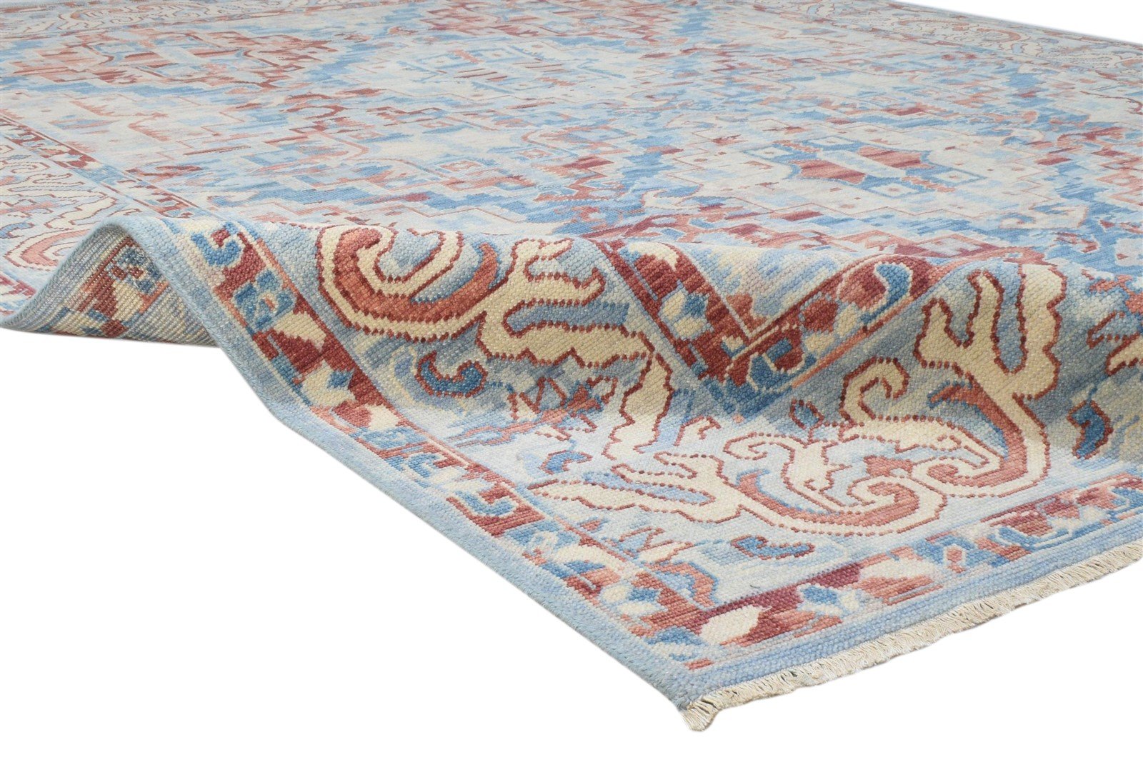 Red Wool Rug 8' X 10' Modern Hand Knotted Kazak Oriental Large Carpet 7860688781461