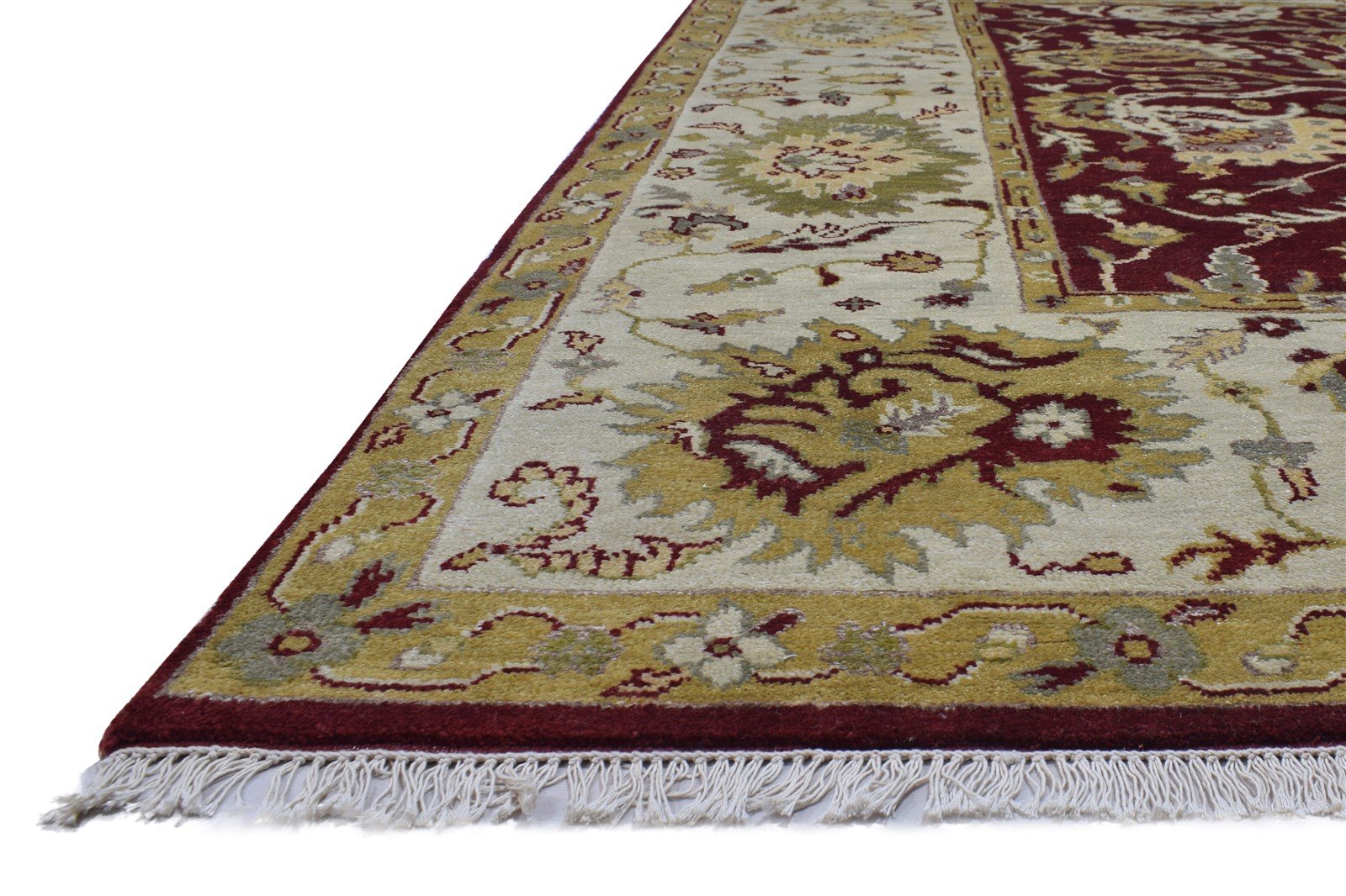 Red Wool Rug 8' X 10' Persian Hand Knotted Oushak Oriental Large Carpet 7864166056085