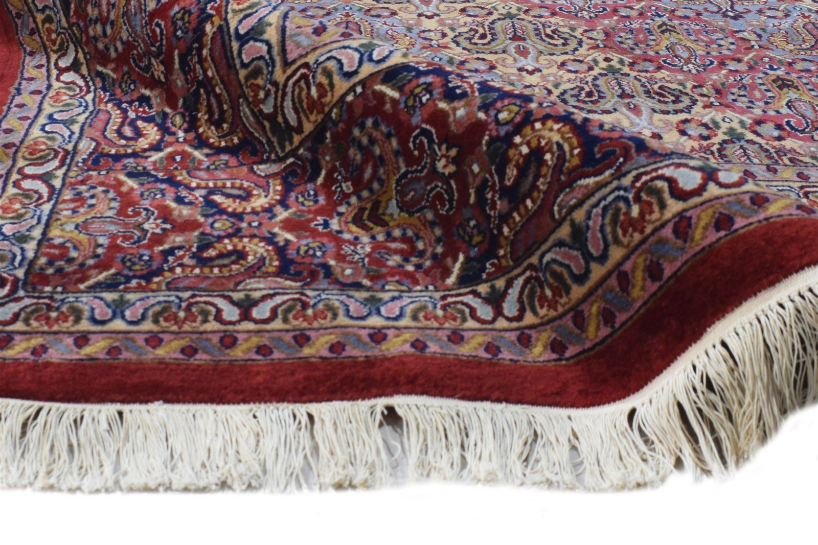 Red Wool Rug 8' X 11' Persian Hand Knotted Bakhtiari Oriental Large Carpet 7864677335189