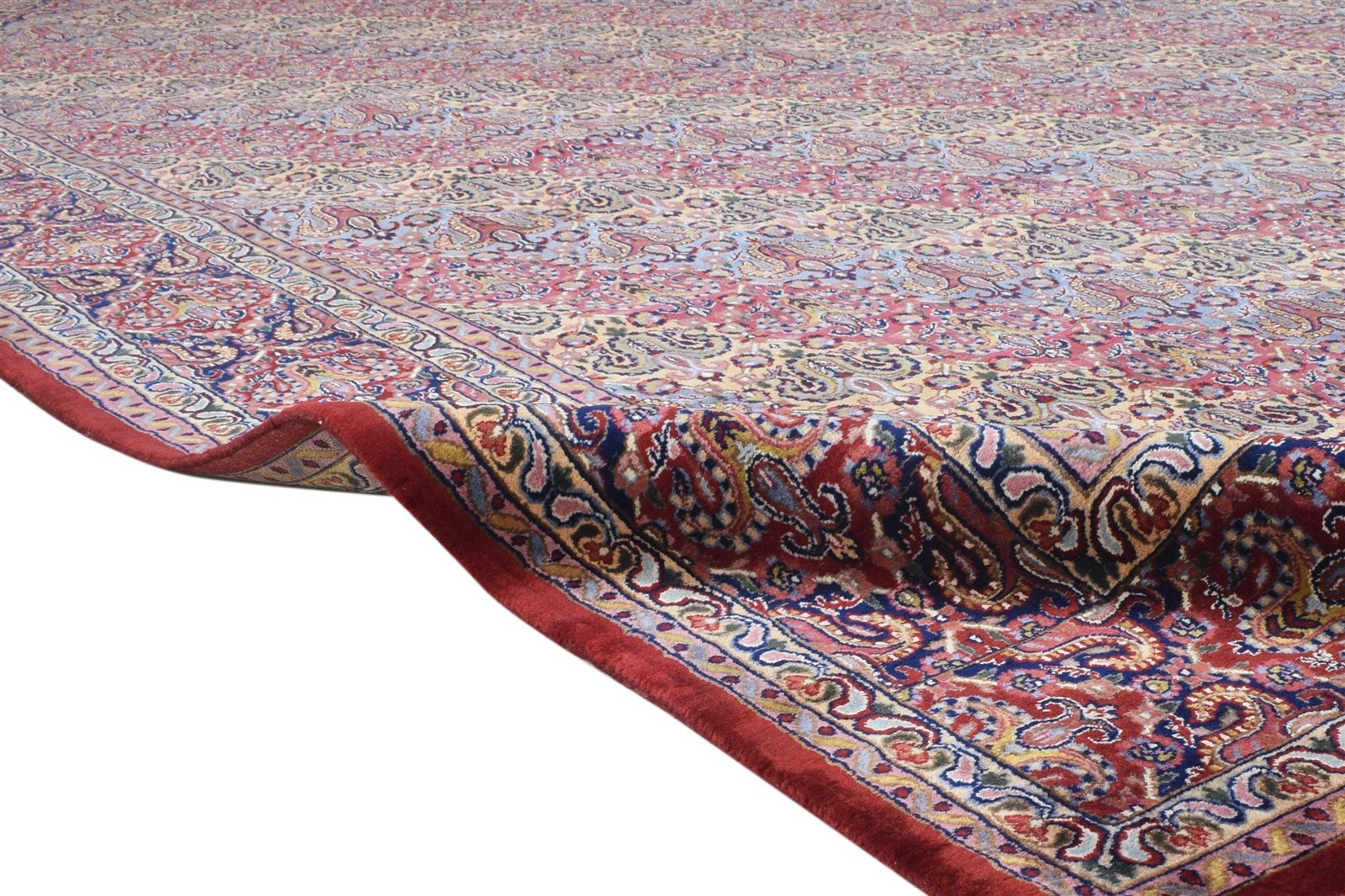 Red Wool Rug 8' X 11' Persian Hand Knotted Bakhtiari Oriental Large Carpet 7864677335189