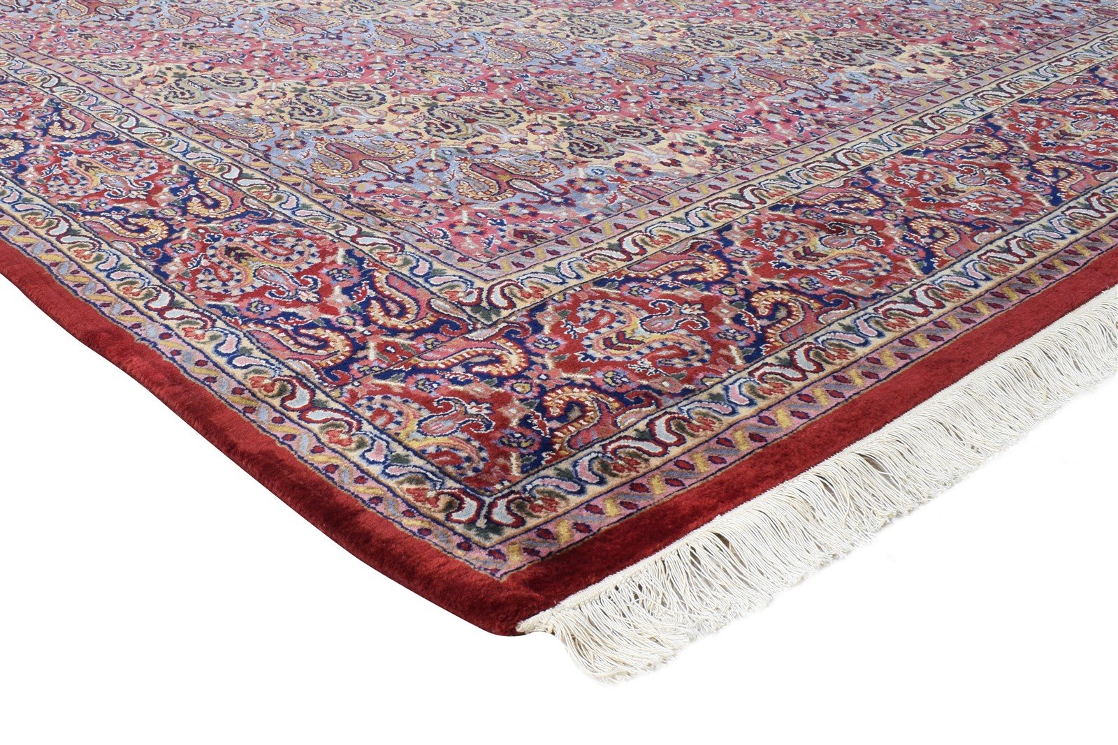 Red Wool Rug 8' X 11' Persian Hand Knotted Bakhtiari Oriental Large Carpet 7864677335189