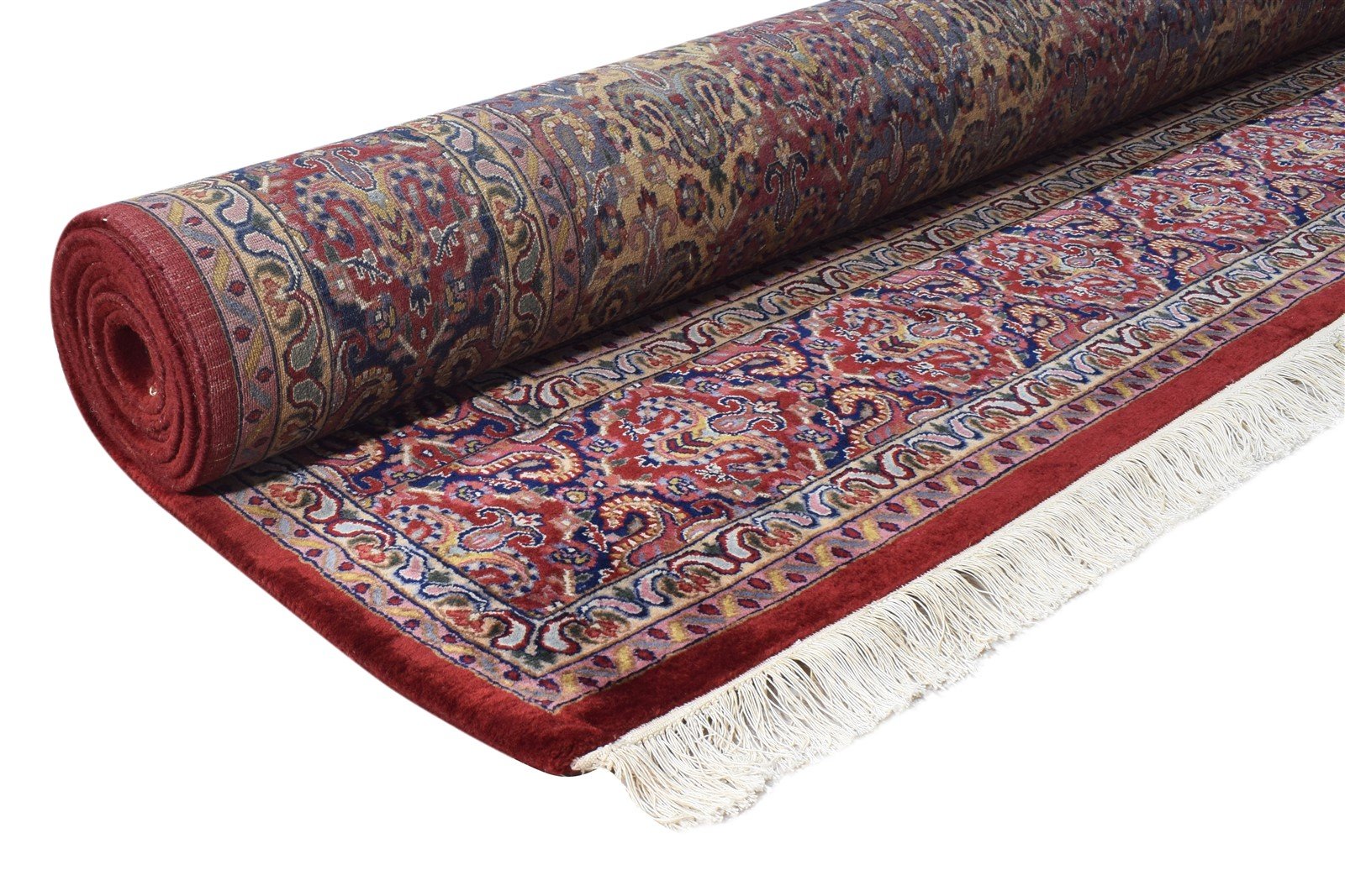 Red Wool Rug 8' X 11' Persian Hand Knotted Bakhtiari Oriental Large Carpet 7864677335189