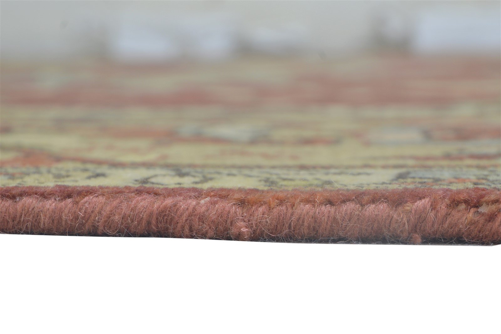 Red Wool Rug 9' X 12' Persian Hand Knotted Mughal Oriental Extra Large Carpet 7864194367637