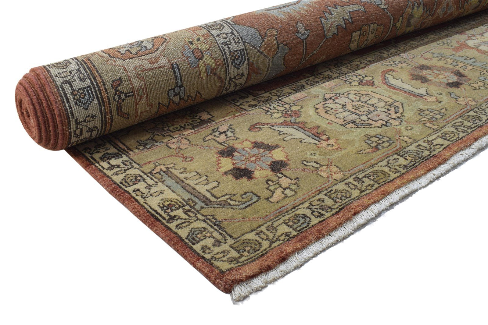 Red Wool Rug 9' X 12' Persian Hand Knotted Mughal Oriental Extra Large Carpet 7864220680341