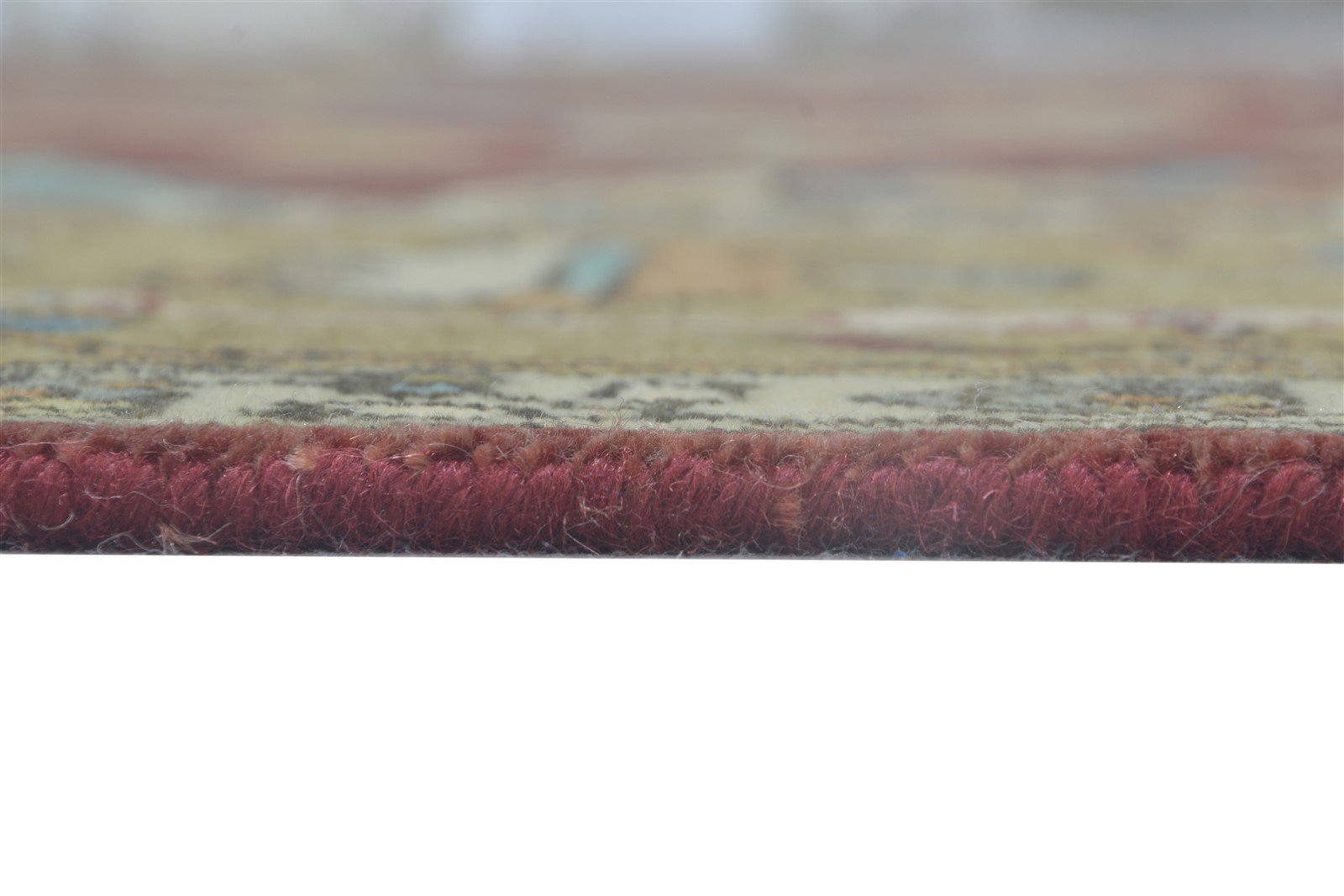 Red Wool Rug 9' X 12' Persian Hand Knotted Mughal Oriental Large Carpet 7864200495253