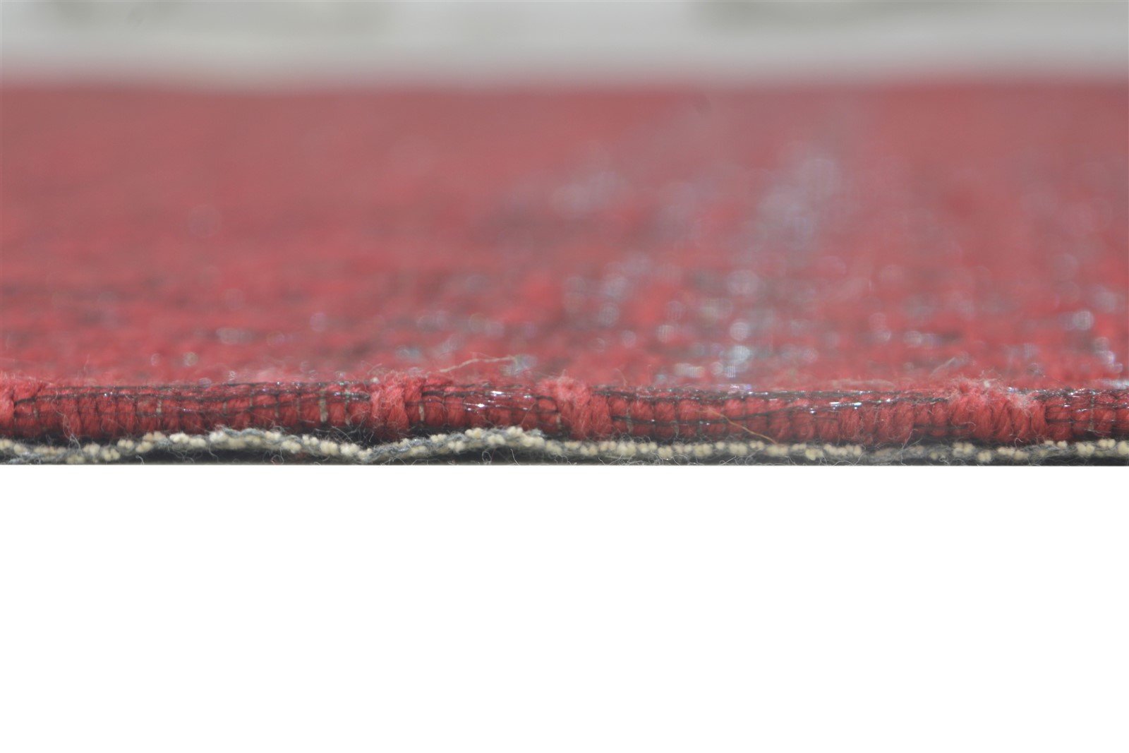 Red Wool / Silk Rug 5' X 7' Modern Jacquard Loom French Floral Room Size Carpet 7864179458197