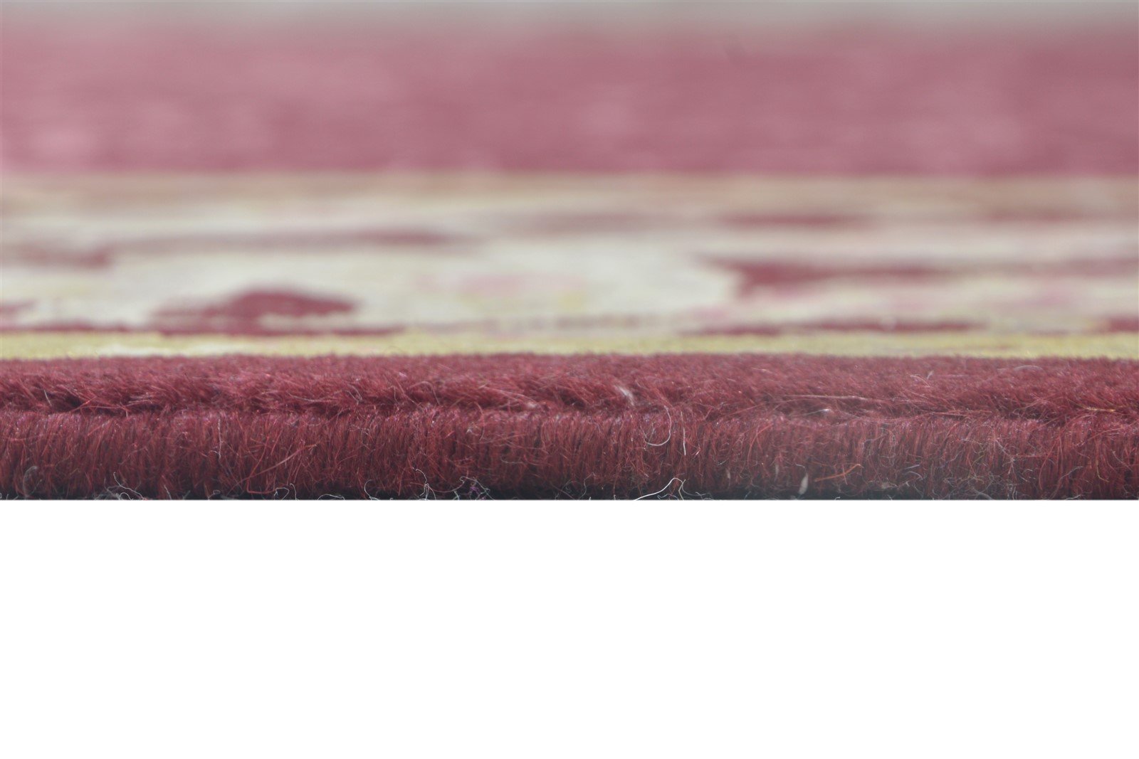 Red Wool / Silk Rug 7' X 10' Persian Hand Knotted Mughal Oriental Large Carpet 7864908578965