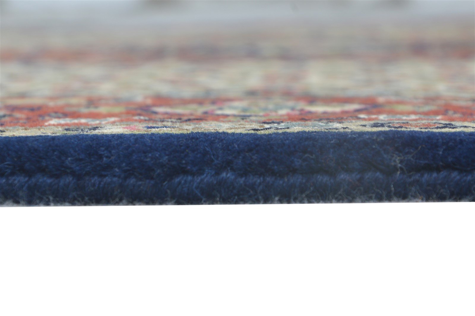 Rosmunda Beige Wool / Silk Rug 4X6 Persien Hand Knotted Kashan Oriental   7865129402517