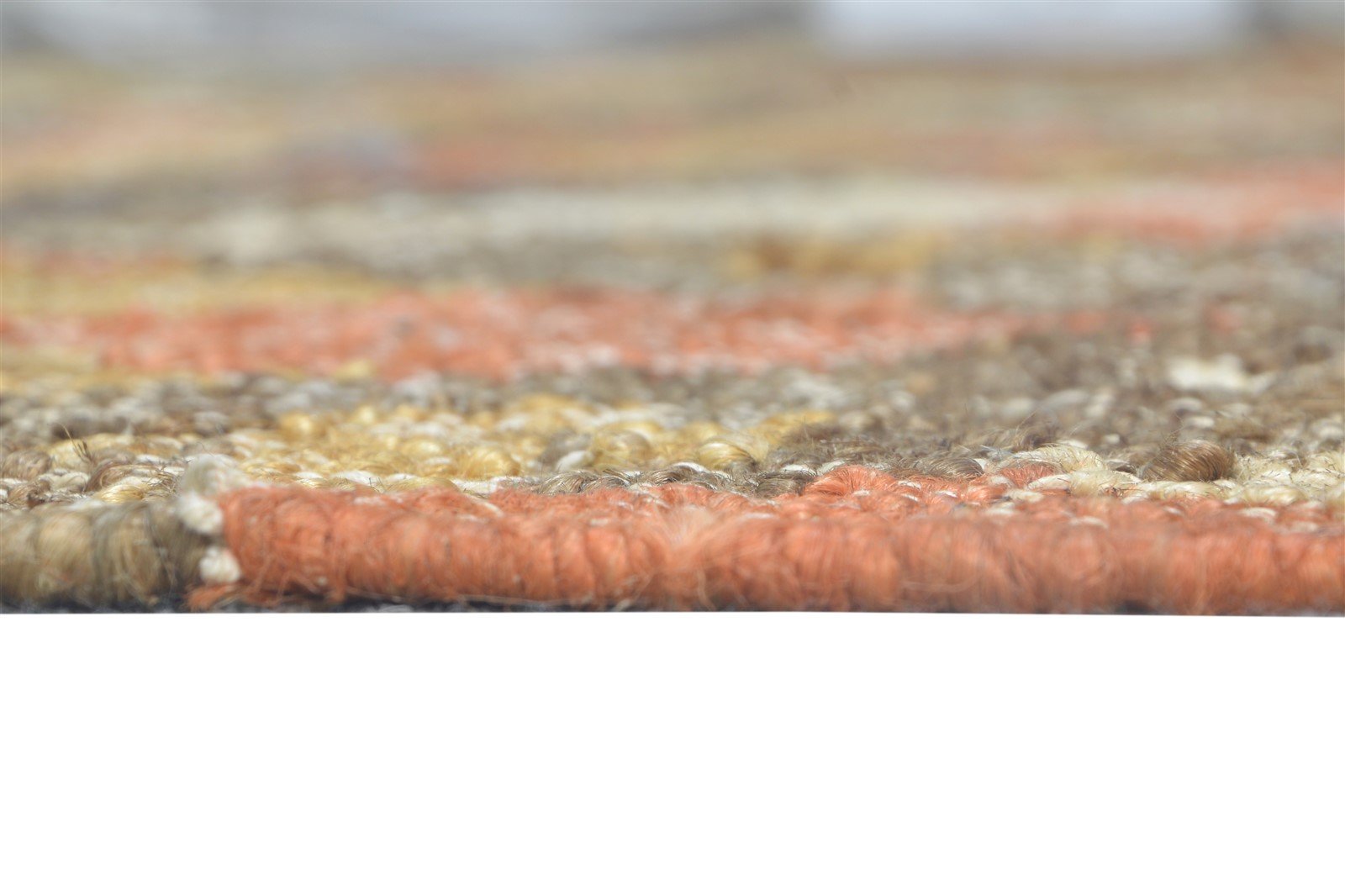 Rust Jute Rug 9' X 10' Tribal Hand Woven Southwestern Modern Large Carpet 7865141100693