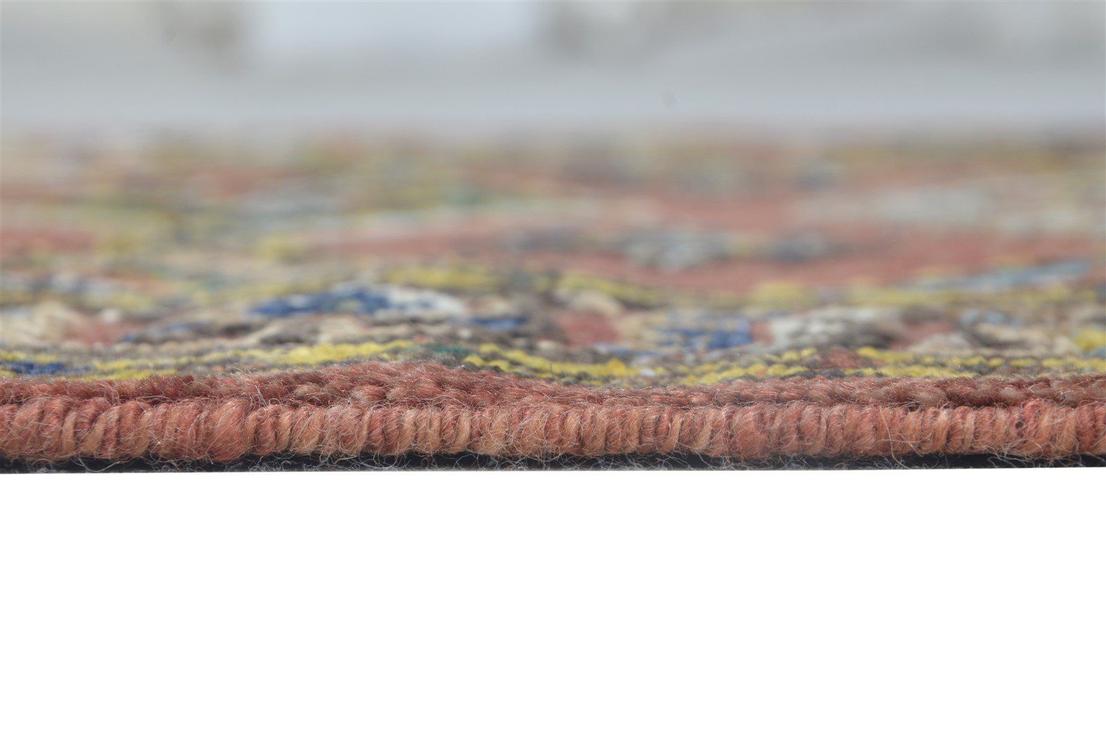 Rust Rayon From Bamboo Rug 3X9 Persian Hand Knotted Nain Oriental Small Runner 7864997249173